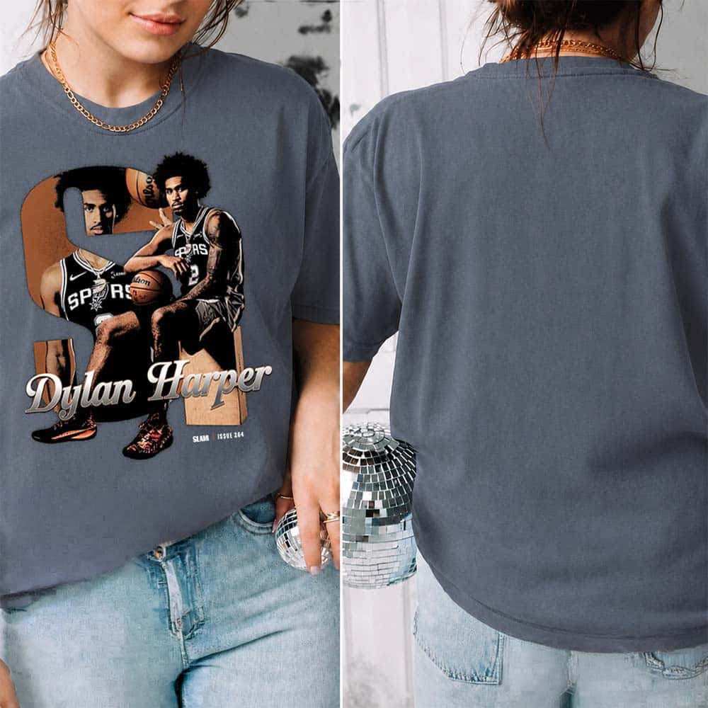 Dylan Harper Merch SLAM 264 Cover Vintage T-Shirt Gift For Spurs Lovers 1 - Unicasport Dylan Harper Merch SLAM 264 Cover Vintage T-Shirt Gift For Spurs Lovers
