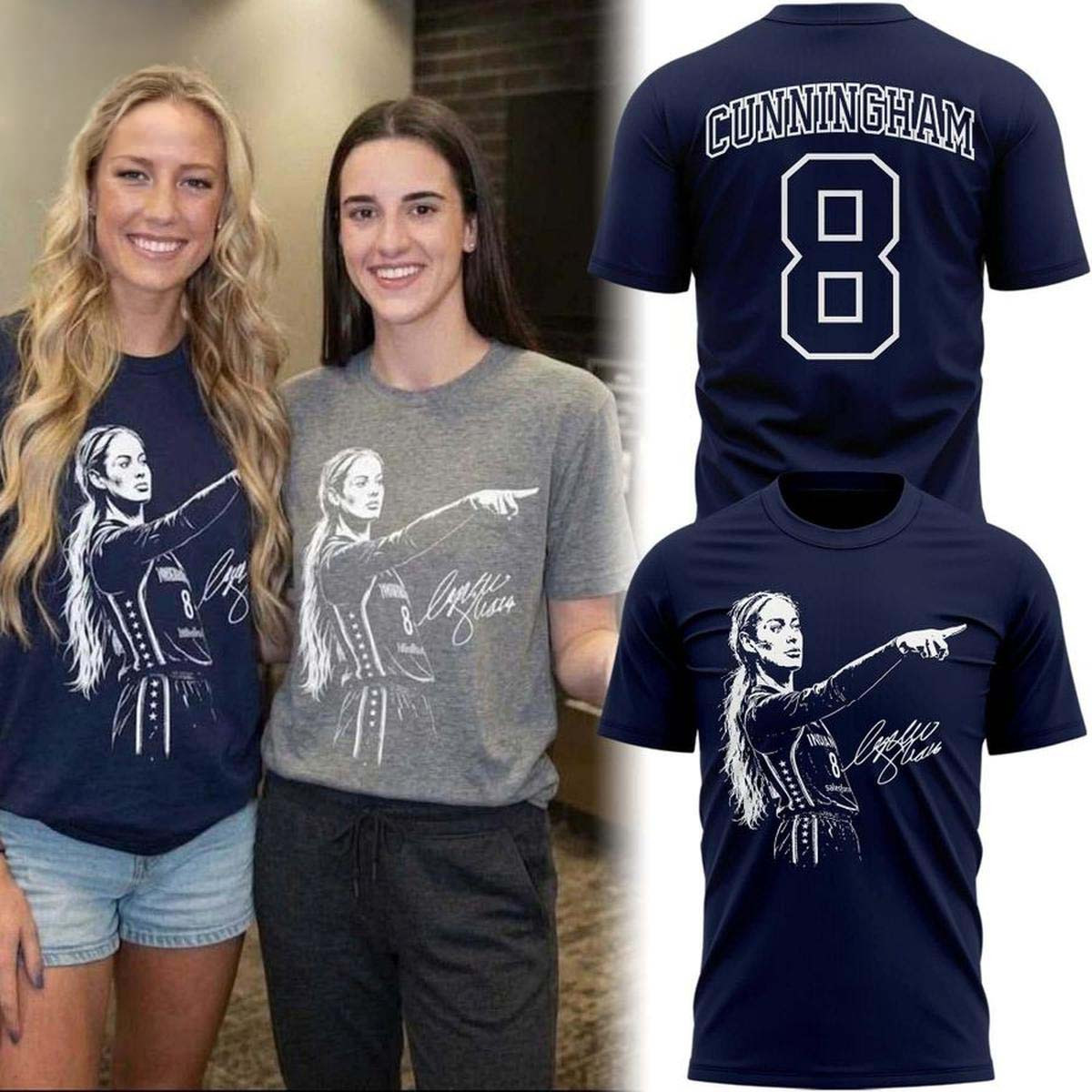 Indiana Fever Merch 2026 Sophie Cunningham Navy T-Shirt Great Gift For Basketball Lover 1 - Unicasport Indiana Fever Merch 2026 Sophie Cunningham Navy T-Shirt Great Gift For Basketball Lover