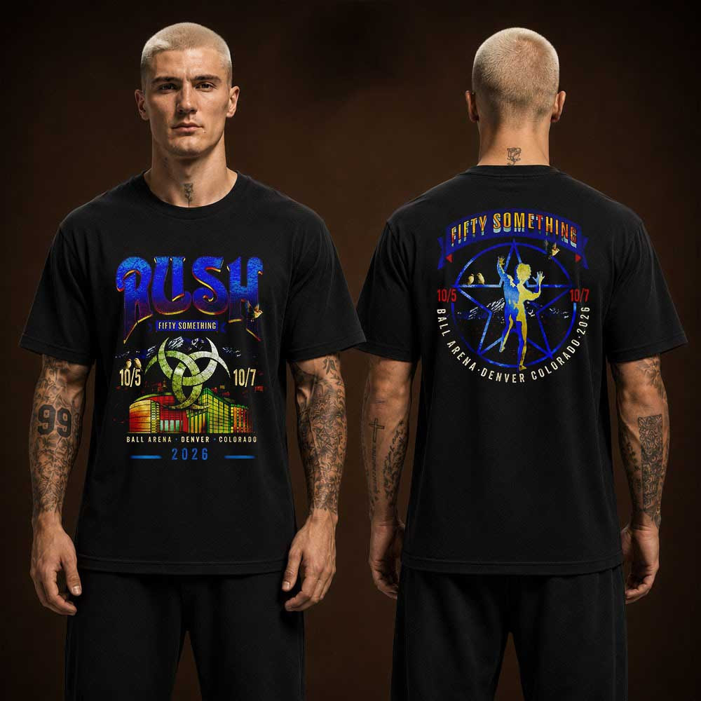 Rush Merch Fifty Something Tour 2026 At Ball Arena T-Shirt Gift For Rush Lover 1 - Unicasport Rush Merch Fifty Something Tour 2026 At Ball Arena T-Shirt Gift For Rush Lover