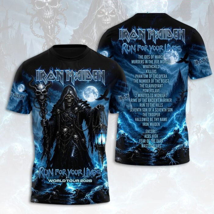 Iron Maiden Merch Run For Your Lives 2026 World Tour T-Shirt Rock Lover Gift Ideas 1 - Unicasport Iron Maiden Merch Run For Your Lives 2026 World Tour T-Shirt Rock Lover Gift Ideas
