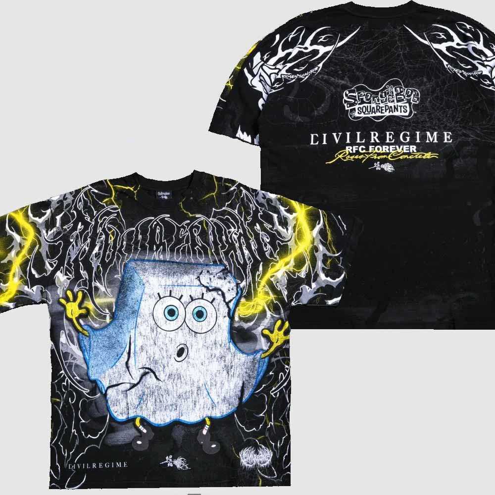 Spongebob Squarepants Merch Civil Regime Say Boo American T-Shirt SpongeBob Fans Gear 1 - Unicasport Spongebob Squarepants Merch Civil Regime Say Boo American T-Shirt SpongeBob Fans Gear