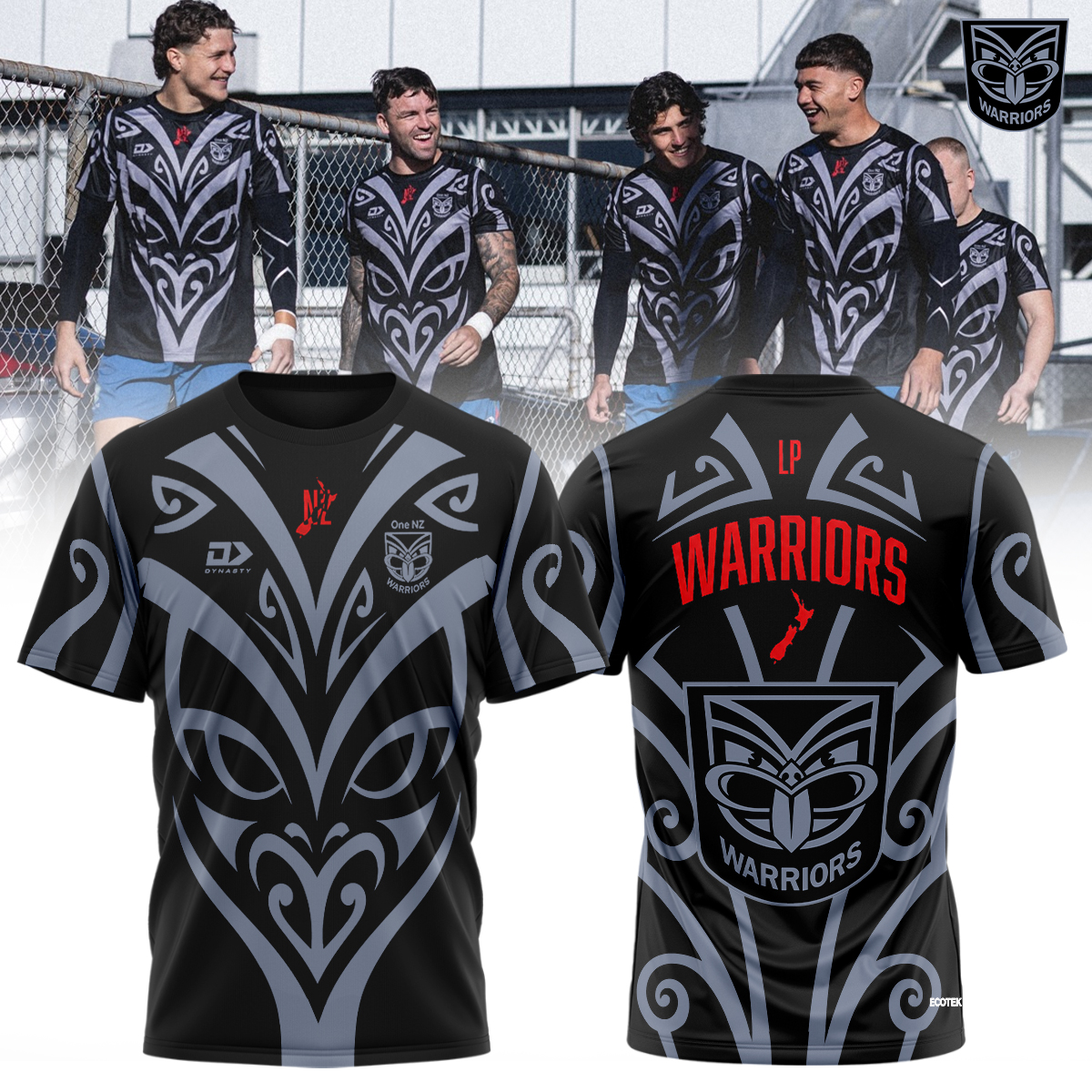 New Zealand Warriors Special One Off Jersey Designed By Luca 2026 Rugby League Supporter Apparel