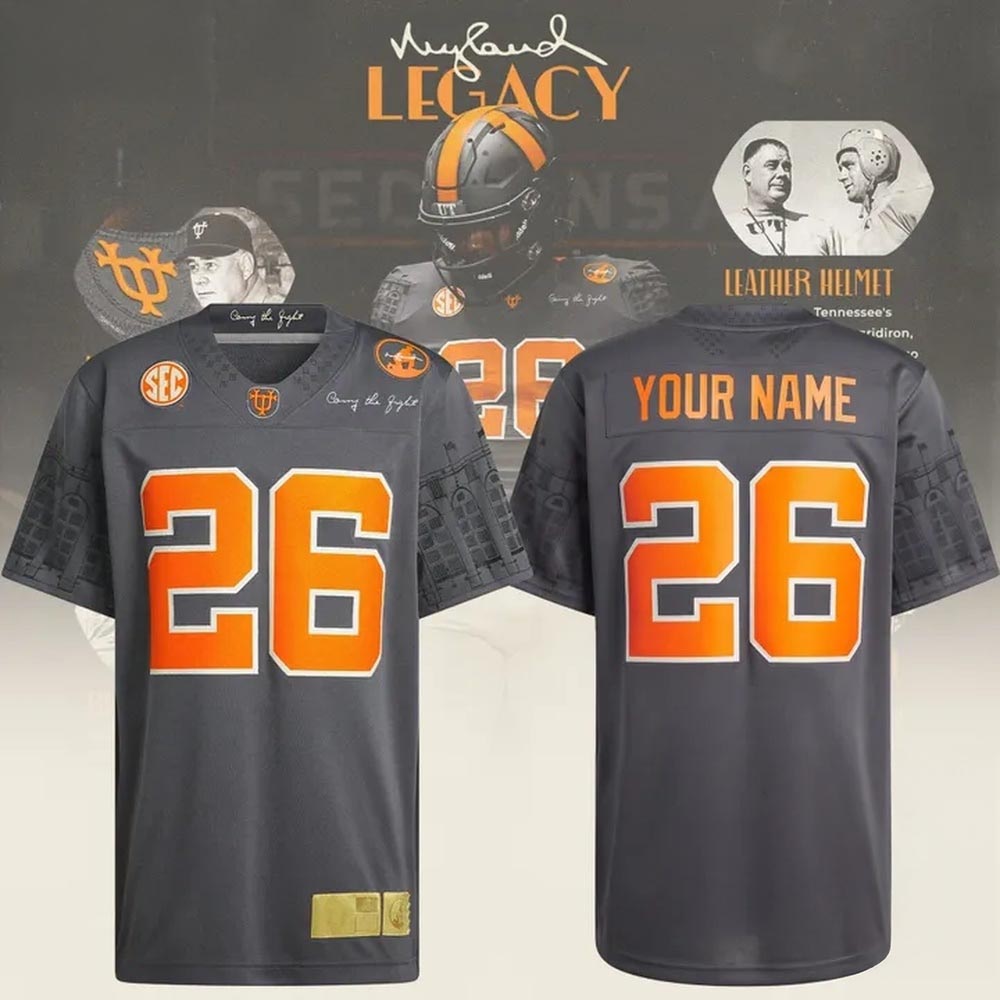 Tennessee Volunteers Legacy Game 2026 Personalized Football Jersey Custom Name Number Fan Apparel