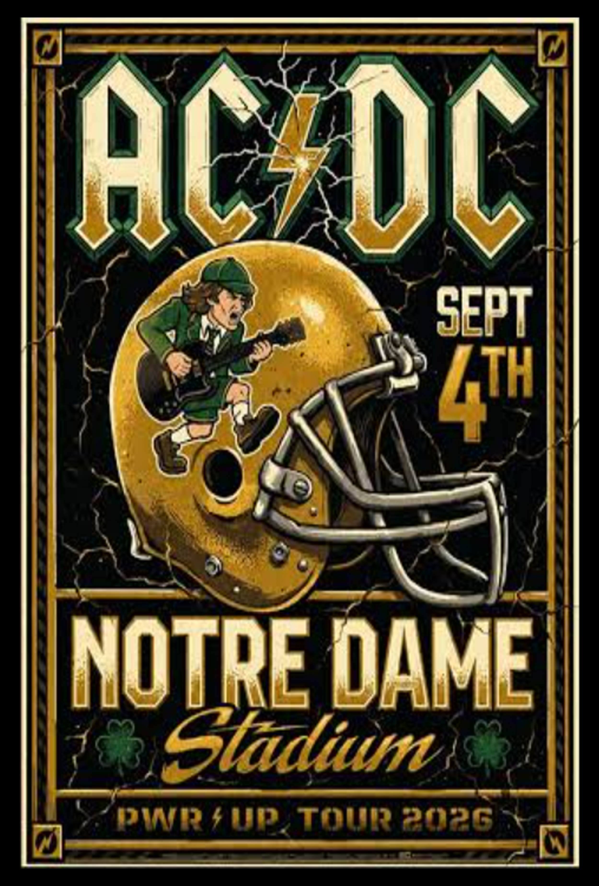 ac dc power up tour notre dame stadium 09042026 limited event poster 3ZZLA - merchtourboutique