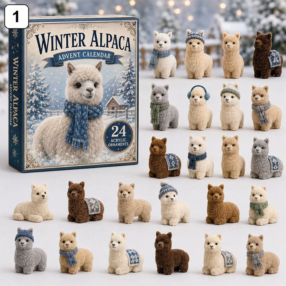 Alpaca Christmas Advent Calendar Xmas Decor Ideas Christmas Presents For Alpaca Lovers