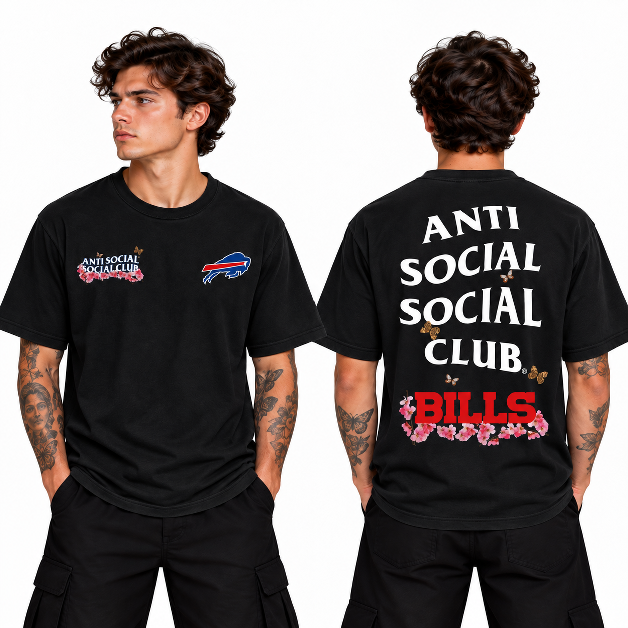 anti social social club x bills blossom 2026 merch shirt DGilK - merchtourboutique