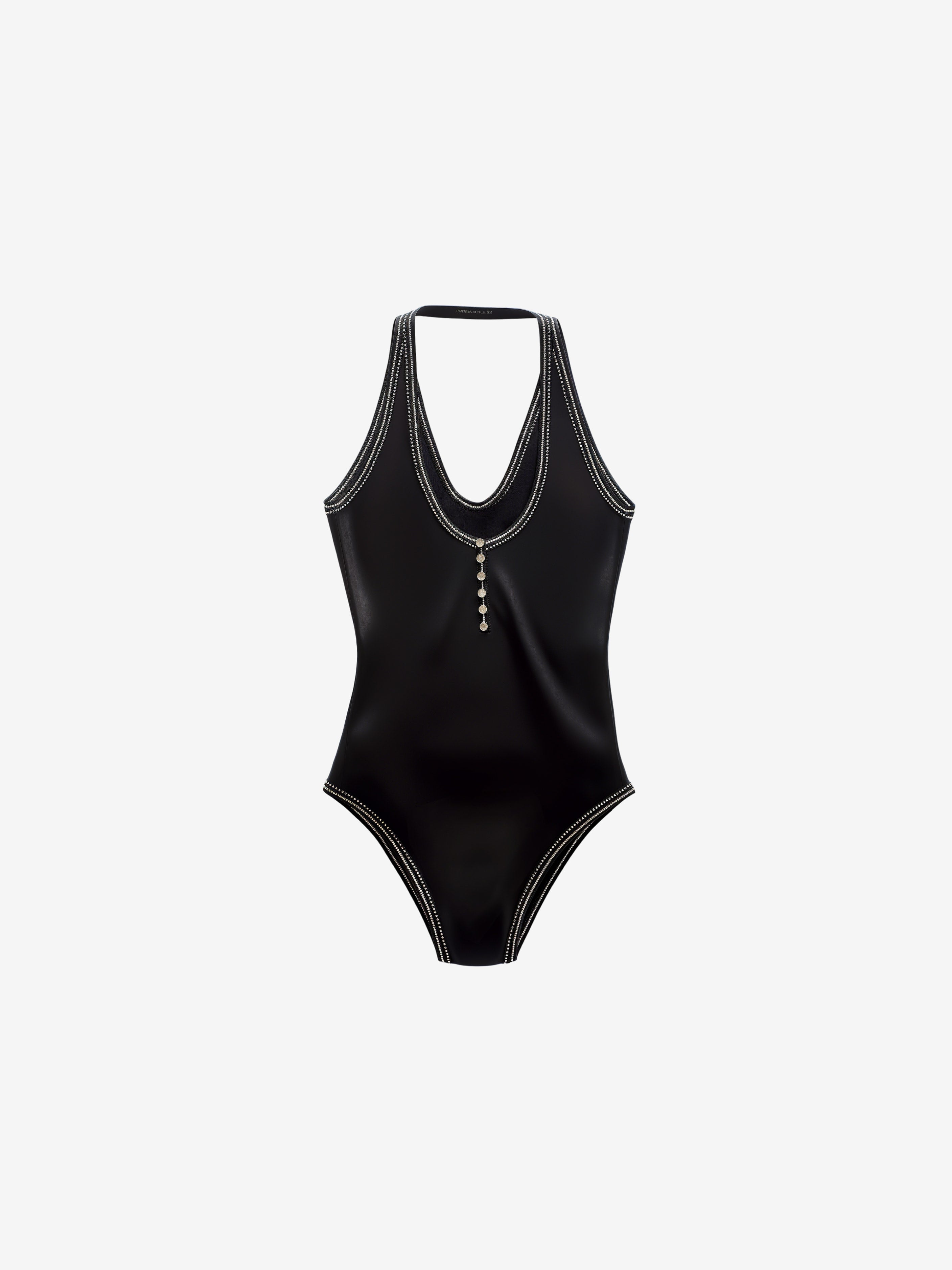 Aqua Wrap One Piece Swimsuit with Elegant Waist Tie