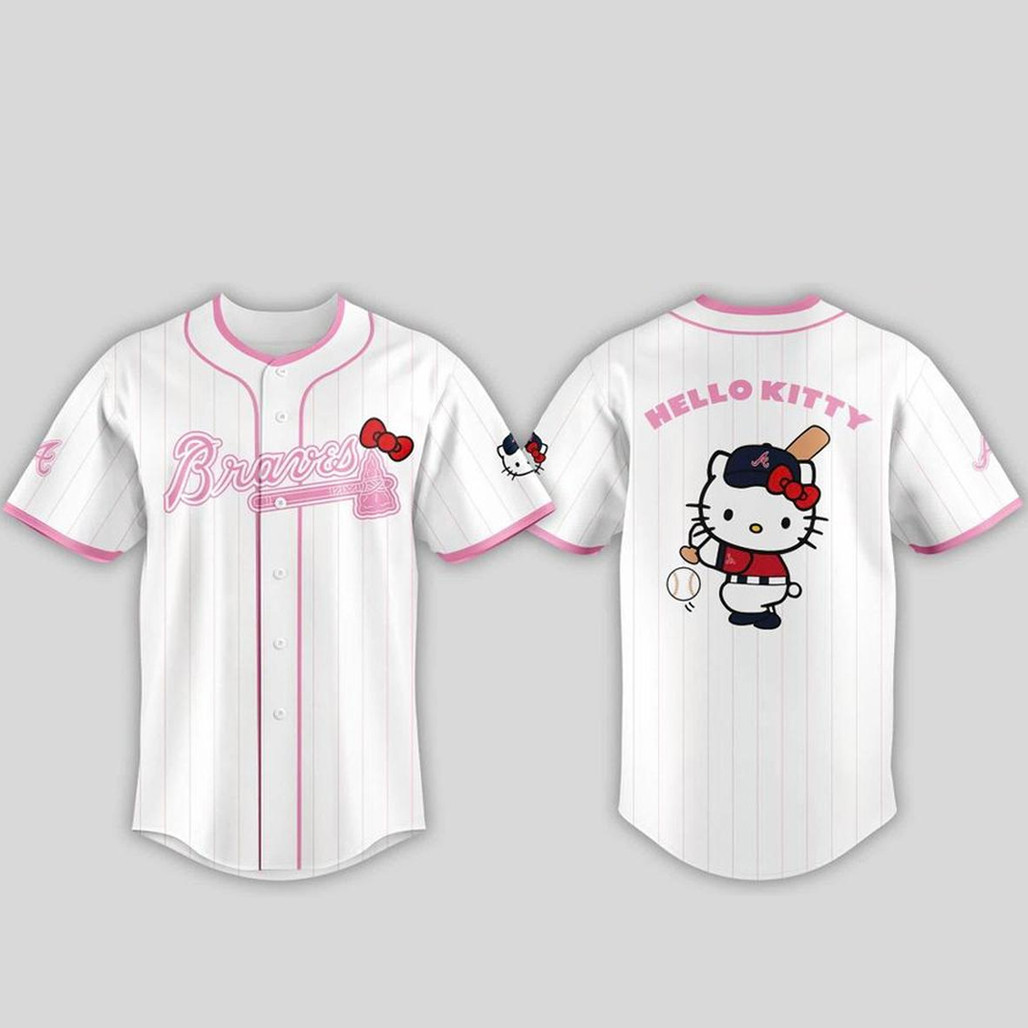 Atlanta Braves x Hello Kitty Day 2026 Baseball Jersey