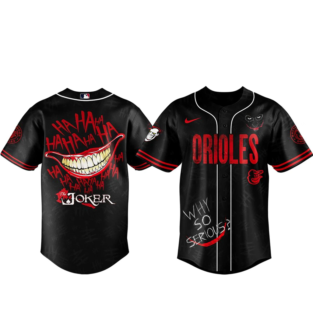 Baltimore Orioles x Joker Game Night 2026 Baseball Jersey 1 - Unicasport Baltimore Orioles x Joker Game Night 2026 Baseball Jersey