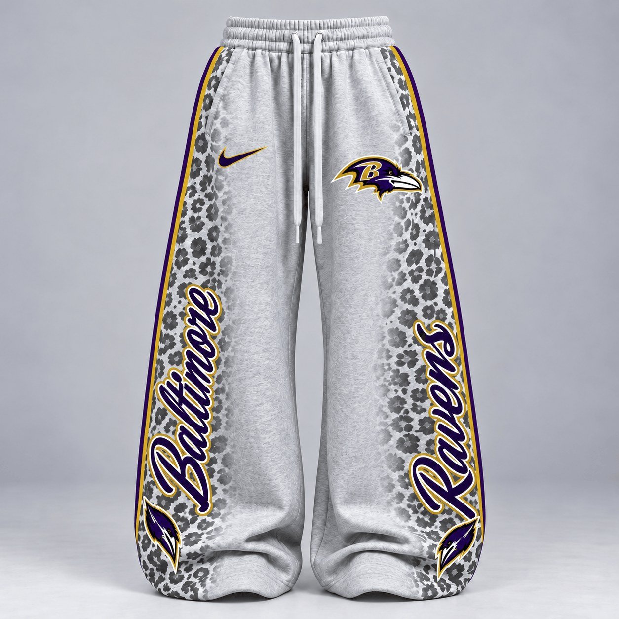 Baltimore Ravens Savage Luxe Athletic Sweatpants Ravens Game Gear Gift For Sports Fan