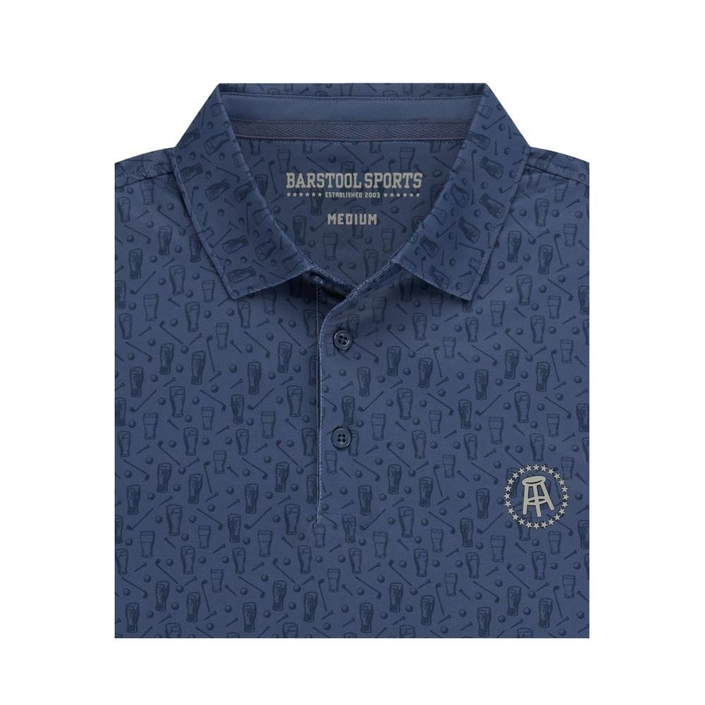 Barstool Merch Drinks N Links Polo Shirt Fore Play Golf Apparel Weekend Golfer Gift