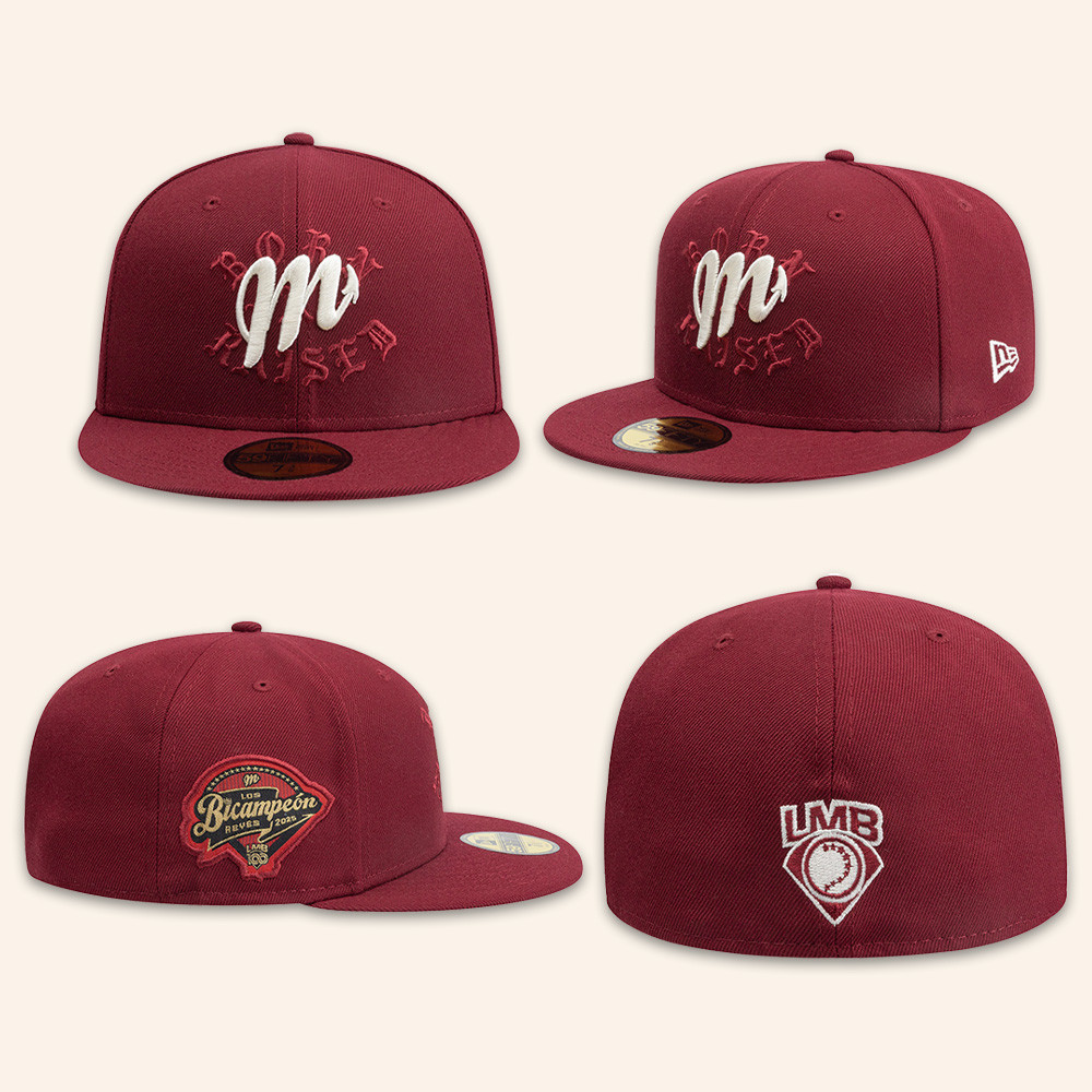 Born X Raised Merch Diablos 2X Champs Rocker Snapback Hat Diablos Rojos Del Mexico Cap