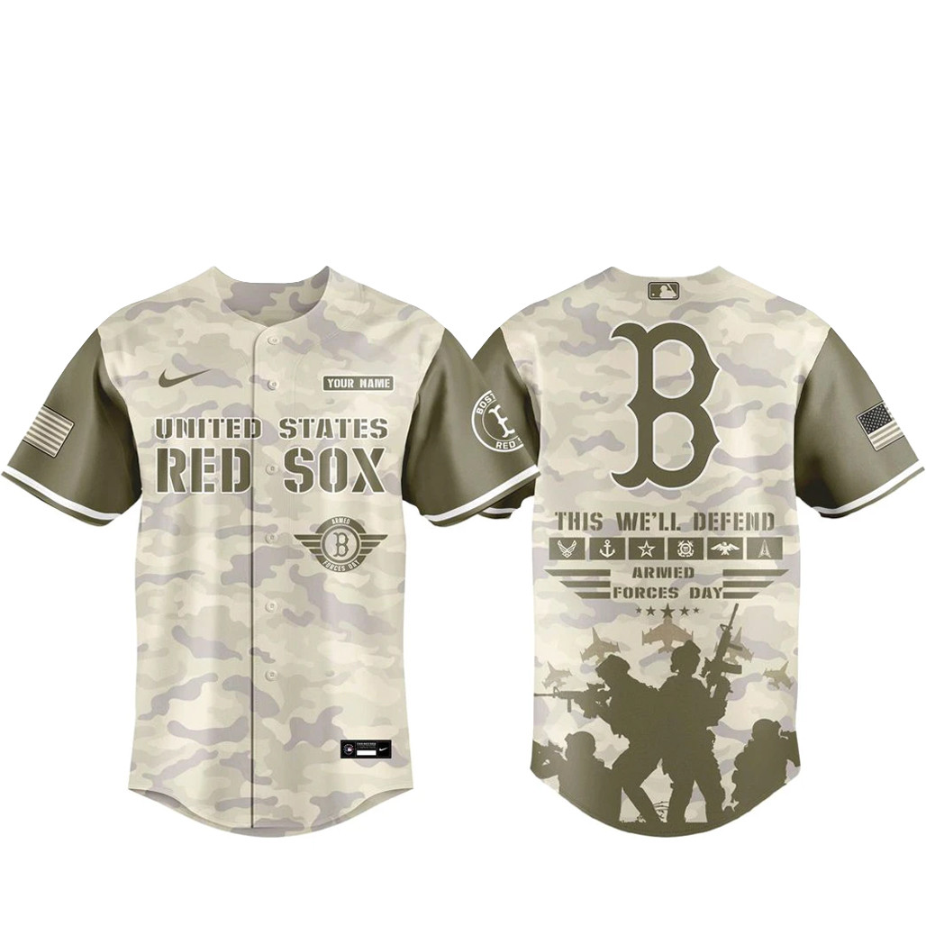 Boston Red Sox Armed Forces Day Appreciation Night 2026 Baseball Jersey 1 - Unicasport Boston Red Sox Armed Forces Day Appreciation Night 2026 Baseball Jersey