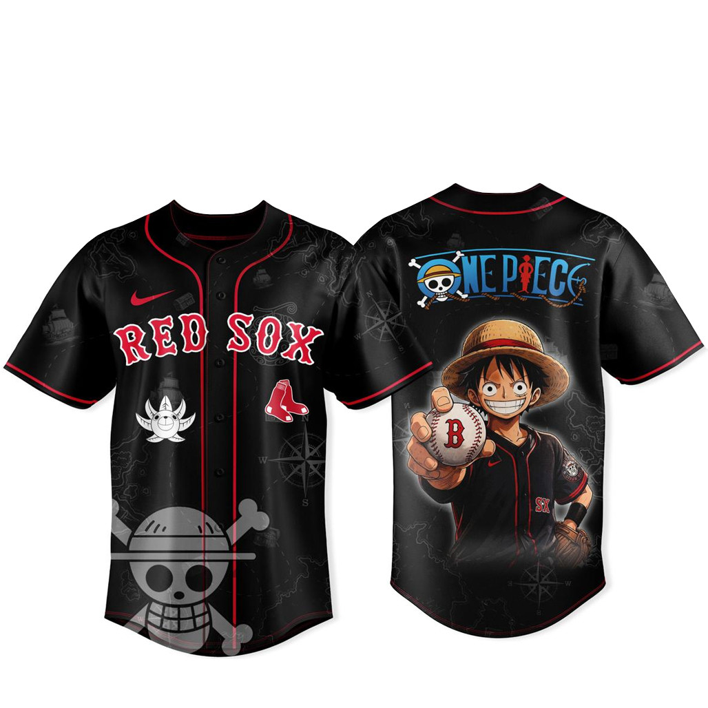 Boston Red Sox x One Piece Night 2026 Baseball Jersey Version 1 1 - Unicasport Boston Red Sox x One Piece Night 2026 Baseball Jersey Version 1