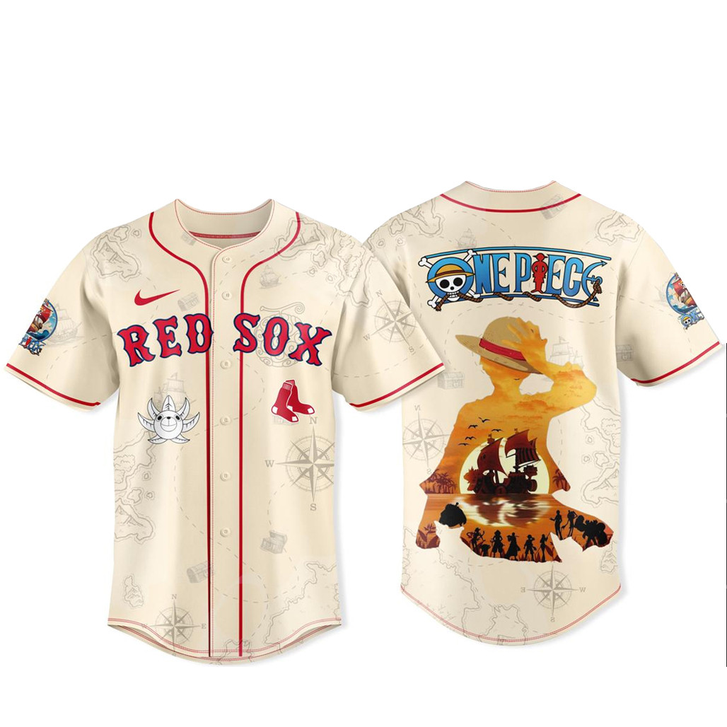 Boston Red Sox x One Piece Night 2026 Baseball Jersey Version 2 1 - Unicasport Boston Red Sox x One Piece Night 2026 Baseball Jersey Version 2