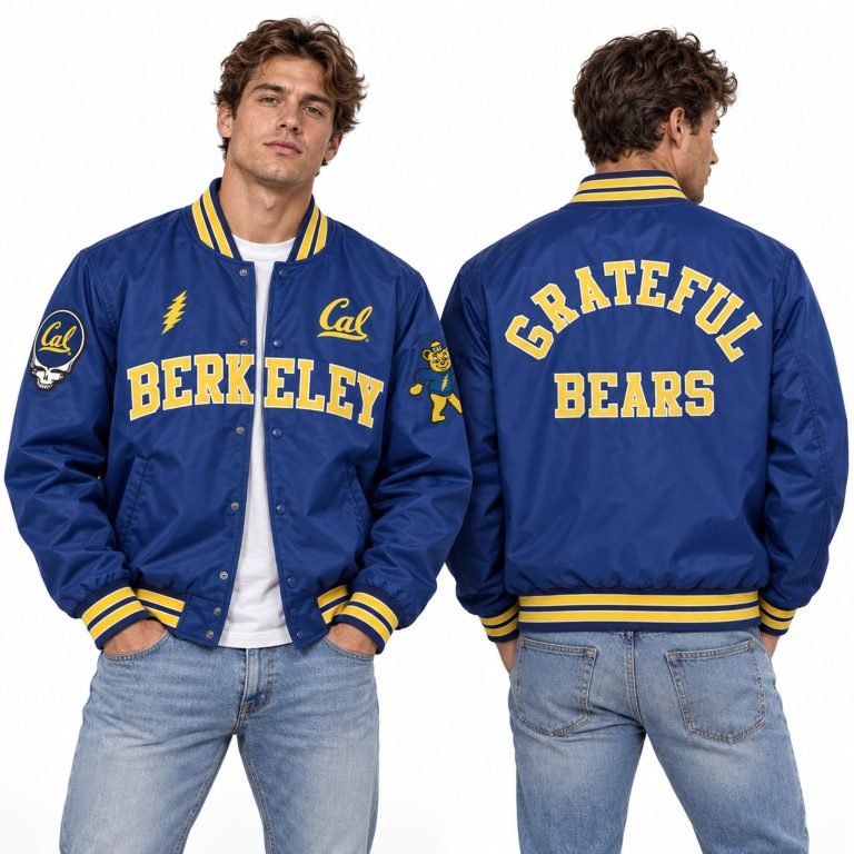 Cal Berkeley Merch Bears Grateful Baseball Jacket Best Fans Lovers Gift Ideas