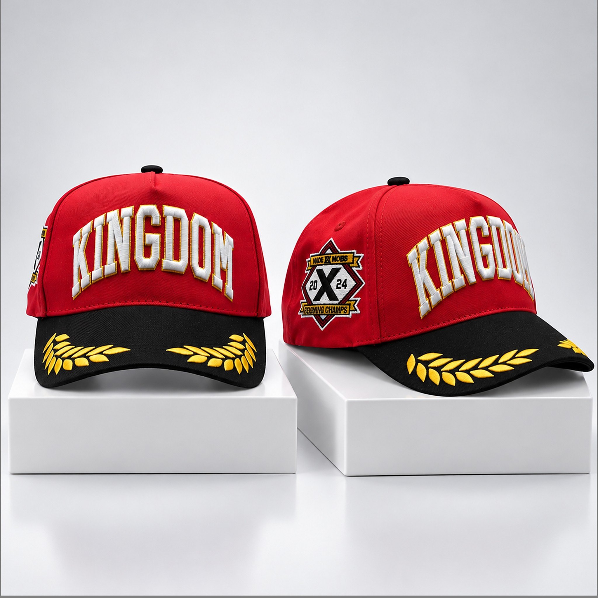 Carter Jensen KC Chiefs Kingdom 2024 Reigning Champs Hat Carter Jensen Baseball Cap