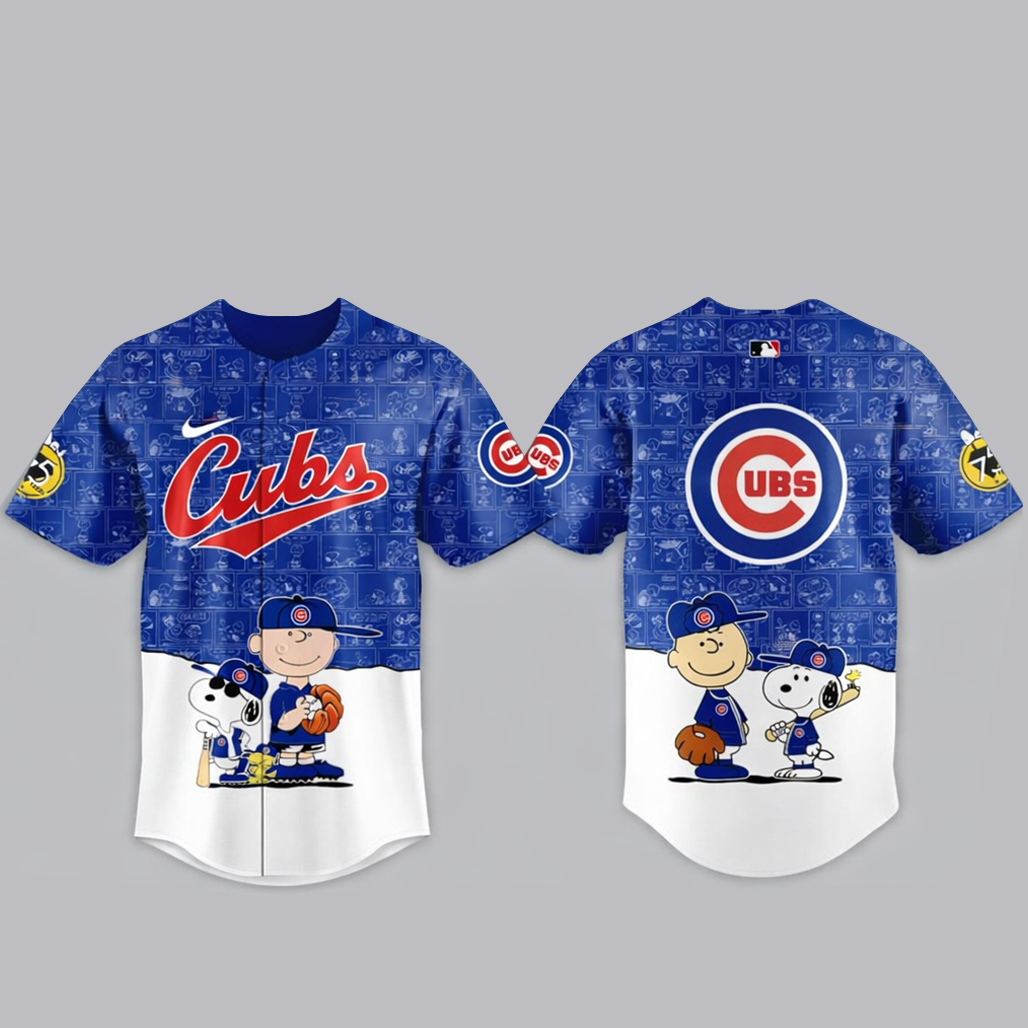 Chicago Cubs Peanuts Day 2026 Gameday Celebration Baseball Jersey 1 - Unicasport Chicago Cubs Peanuts Day 2026 Gameday Celebration Baseball Jersey