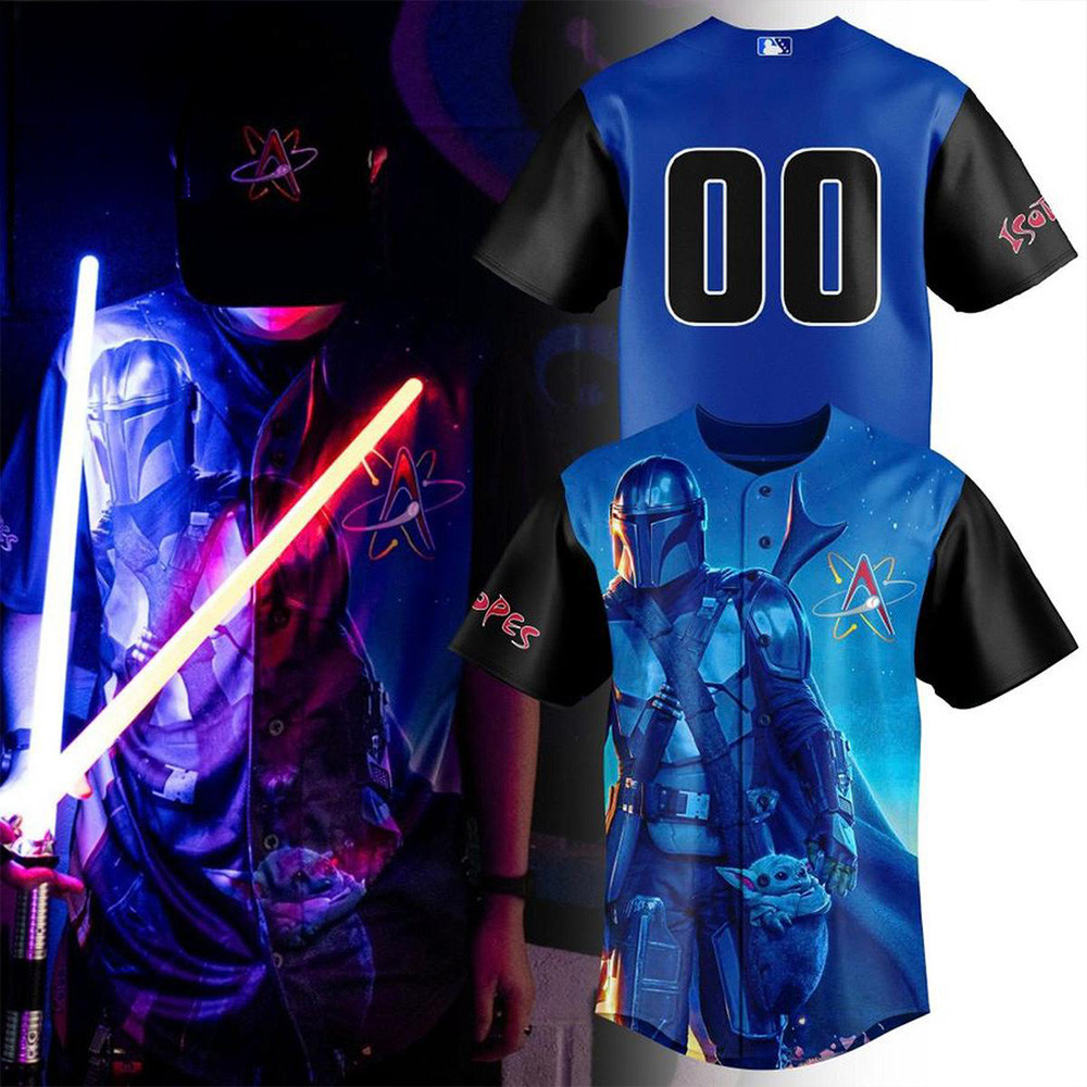 Custom Albuquerque Isotopes X Star Wars Merch Night Baseball Jersey Star Wars Lovers Gifts