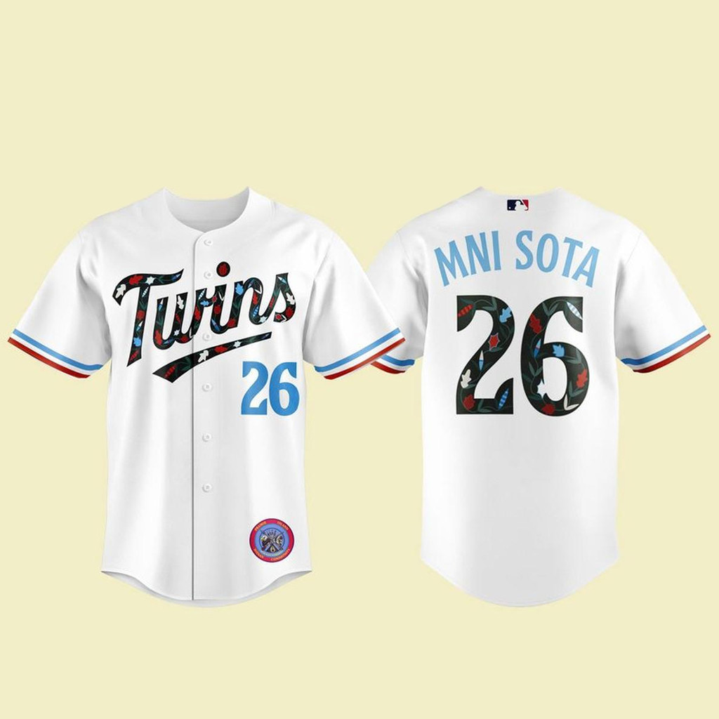 Custom Name & Number Minnesota Twins x Native American Heritage Night 2026 Baseball Jersey 1 - Unicasport Custom Name & Number Minnesota Twins x Native American Heritage Night 2026 Baseball Jersey