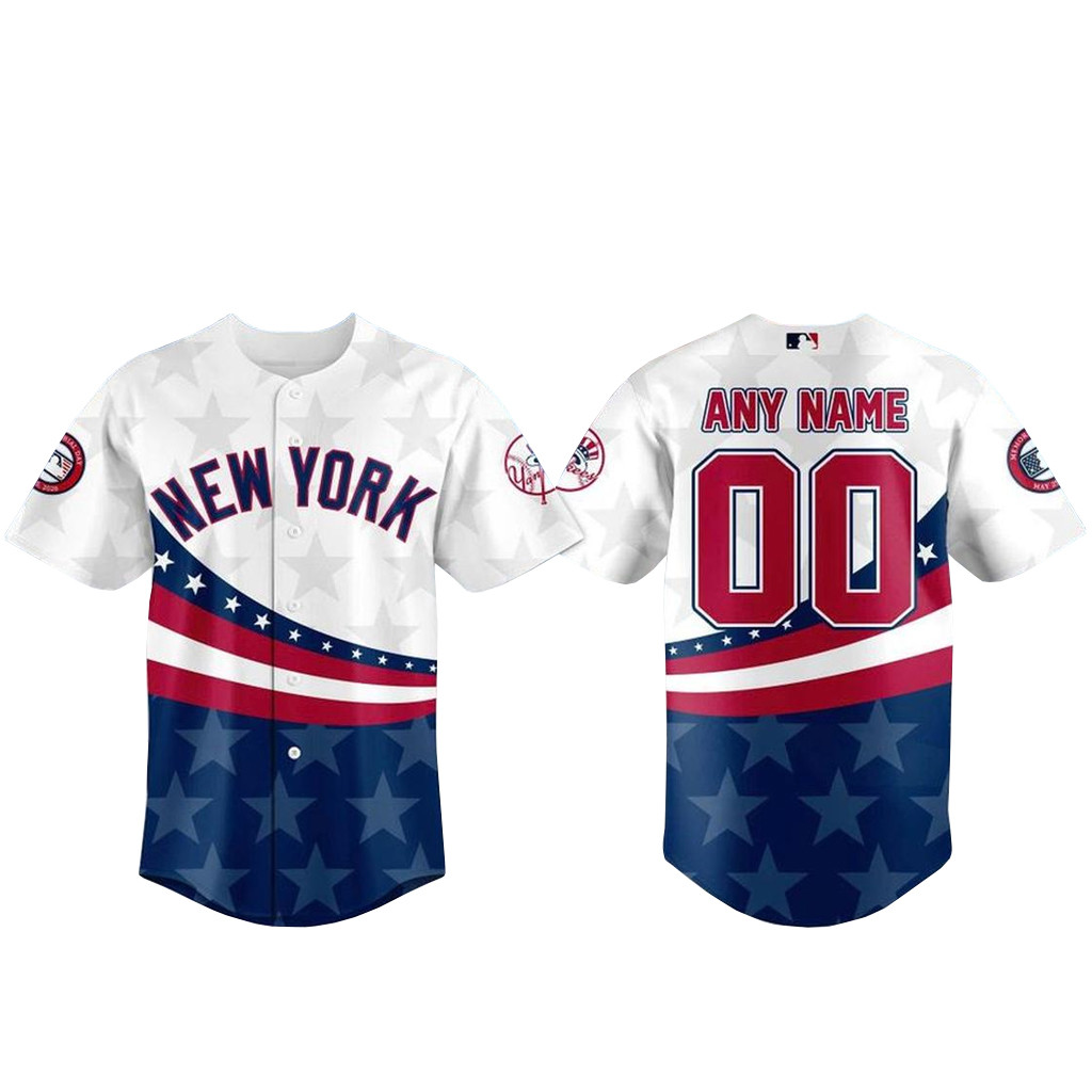 Custom Name & Number New York Yankees Memorial Day Baseball Jersey 2026 1 - Unicasport Custom Name & Number New York Yankees Memorial Day Baseball Jersey 2026