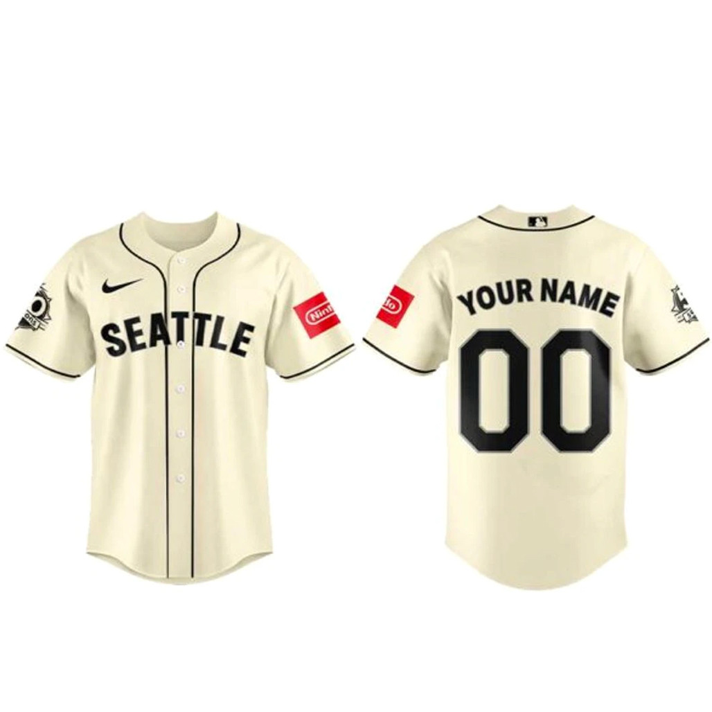Custom Name & Number Seattle Mariners Steelheads for Legacy Baseball Jersey 1 - Unicasport Custom Name & Number Seattle Mariners Steelheads for Legacy Baseball Jersey