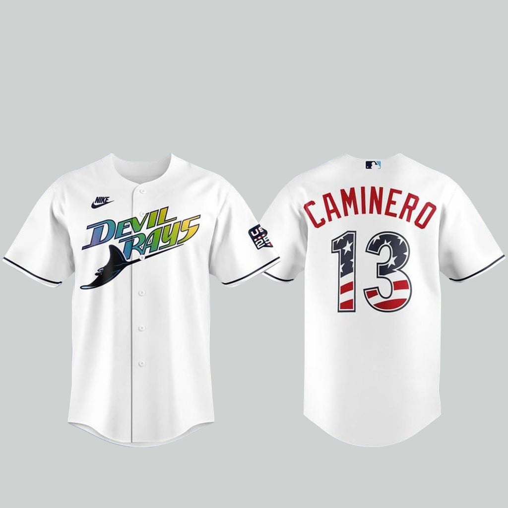 Custom Name & Number Tampa Bay Rays 2026 Devil Rays USA 250th Baseball Jersey 1 - Unicasport Custom Name & Number Tampa Bay Rays 2026 Devil Rays USA 250th Baseball Jersey