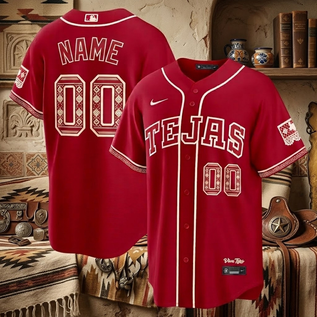 Custom Name & Number Texas Rangers 2026 City Connect Stadium Baseball Jersey 1 - Unicasport Custom Name & Number Texas Rangers 2026 City Connect Stadium Baseball Jersey