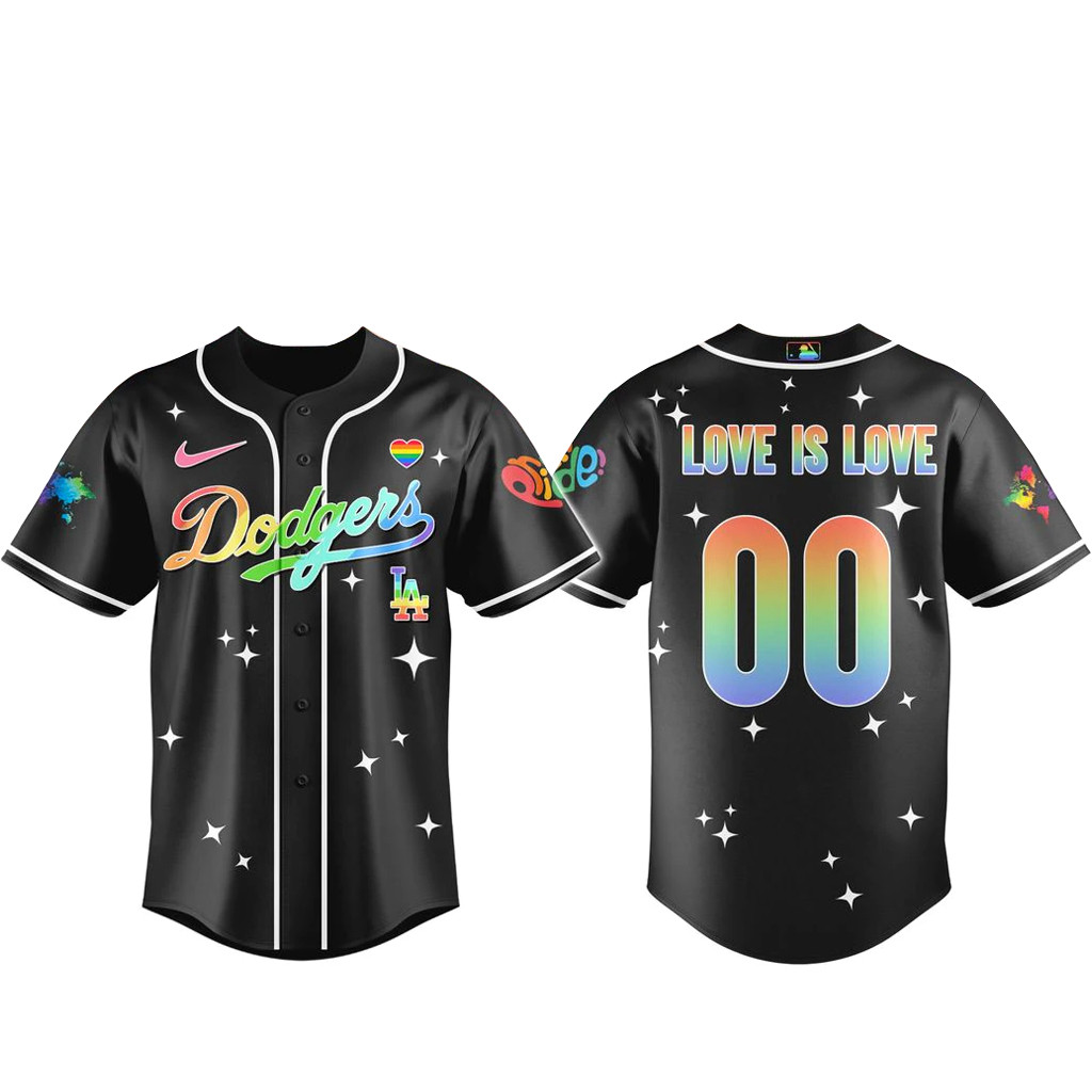 Custom Number Los Angeles Dodgers Diamond with Pride Baseball Jersey 1 - Unicasport Custom Number Los Angeles Dodgers Diamond with Pride Baseball Jersey
