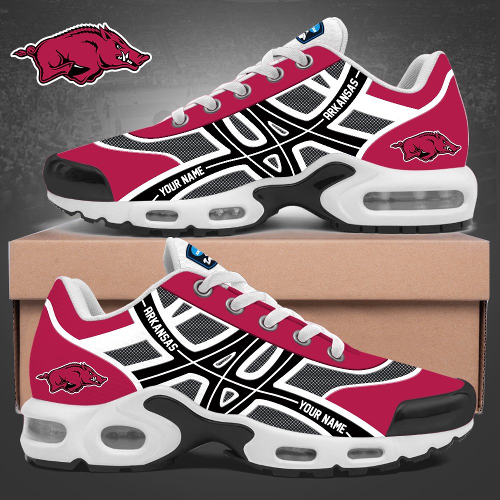 Customized Arkansas Razorbacks NCAA 2026 Sneakers Arkansas Razorbacks Merch Gifts For Sport Fan