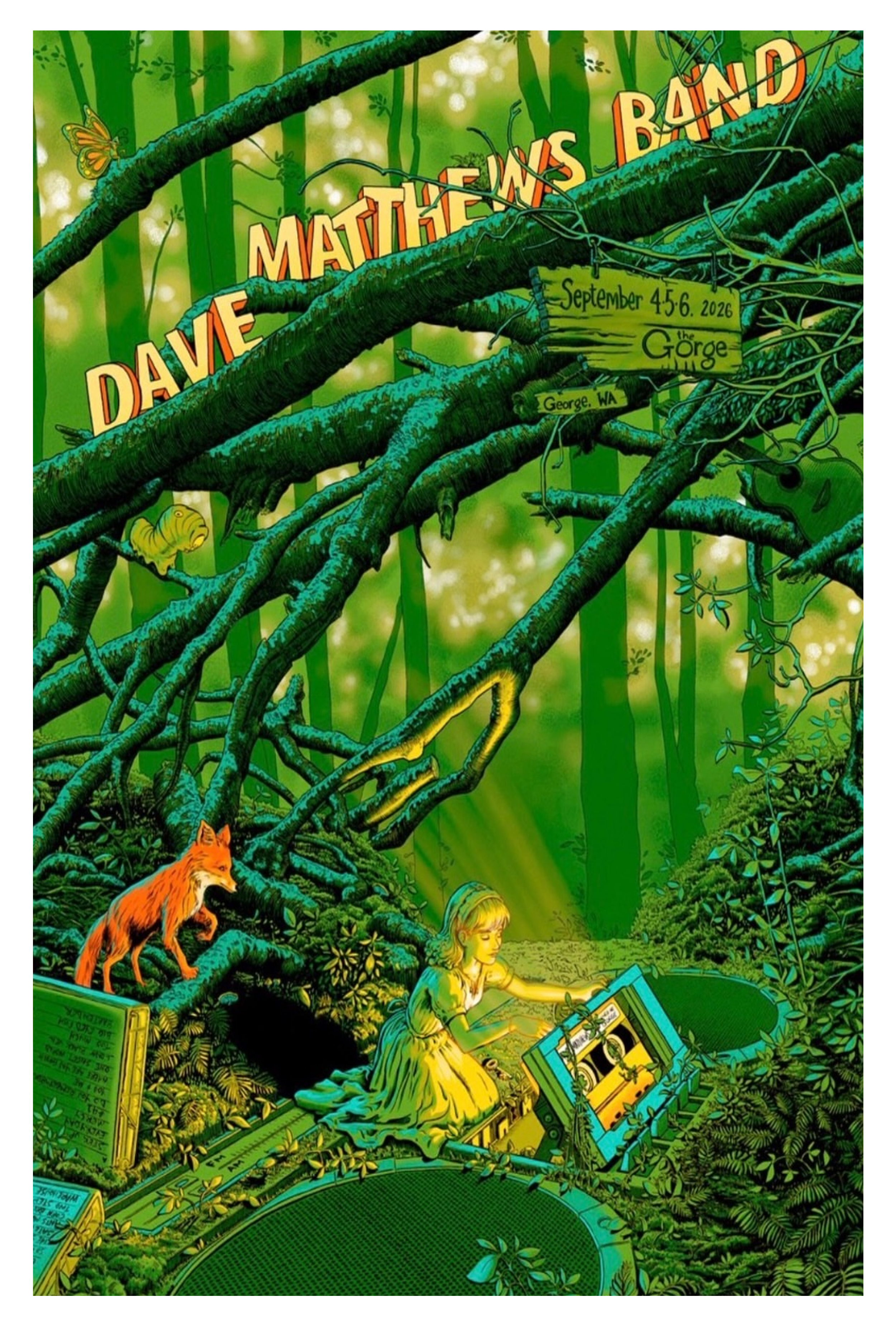 dave matthews band concert merch gorge amphitheatre george wa poster h5vR6 - merchtourboutique