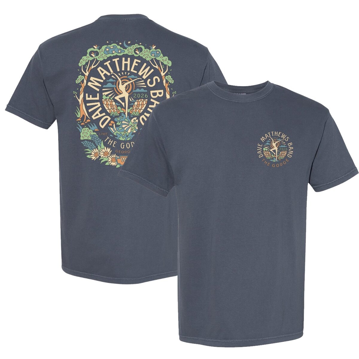 dave matthews band george wa gorge amphitheater september 4 6 2026 shirt merch Hs7Eb - merchtourboutique