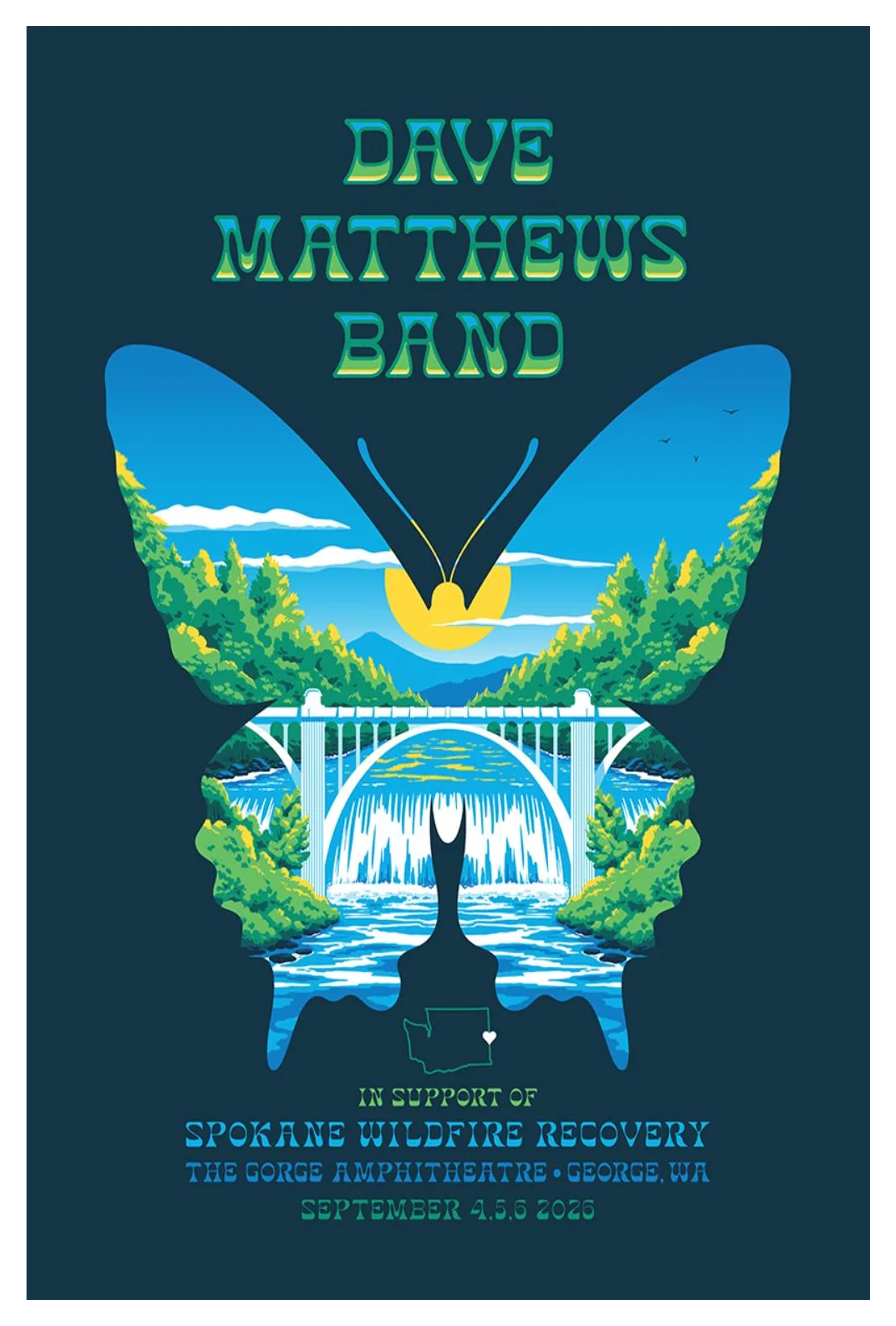 Dave Matthews Band September 6 2026 The Gorge Amphitheatre Limited Poster Merch 2 - merchtourboutique dave matthews band september 6 2026 the gorge amphitheatre limited poster merch M4wpa - merchtourboutique