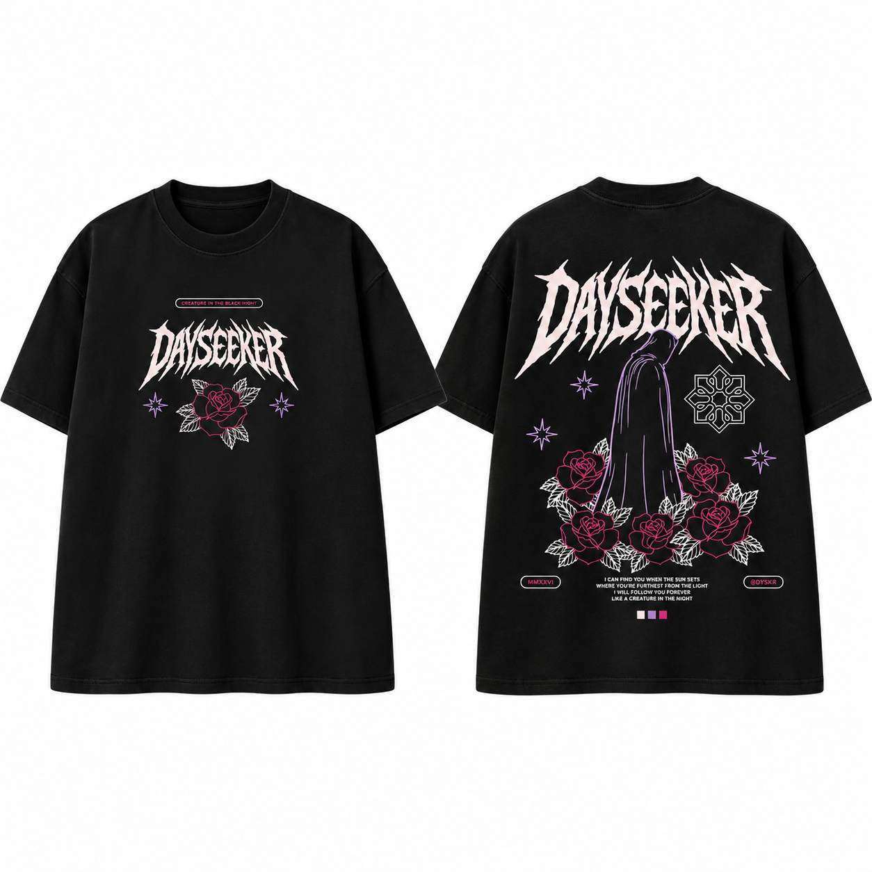 dayseeker creature in the black night tee merch GtPlD - merchtourboutique