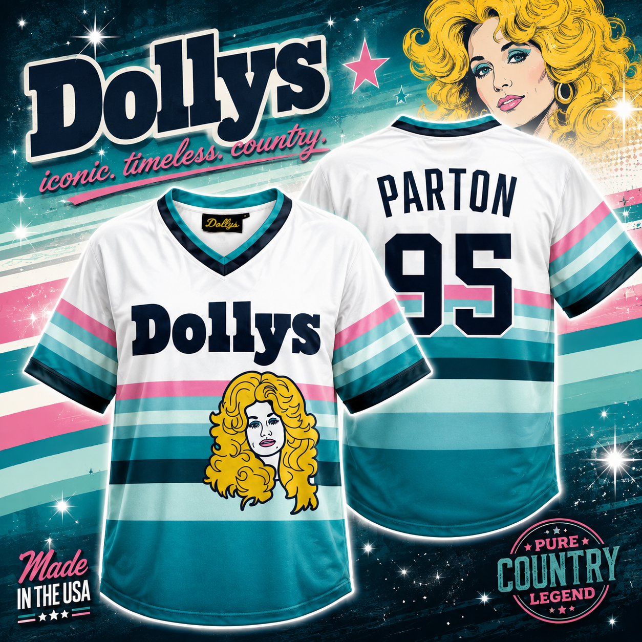 Dolly Retro Sunset Jersey 2026 Merch 1 - Unicasport Dolly Retro Sunset Jersey 2026 Merch
