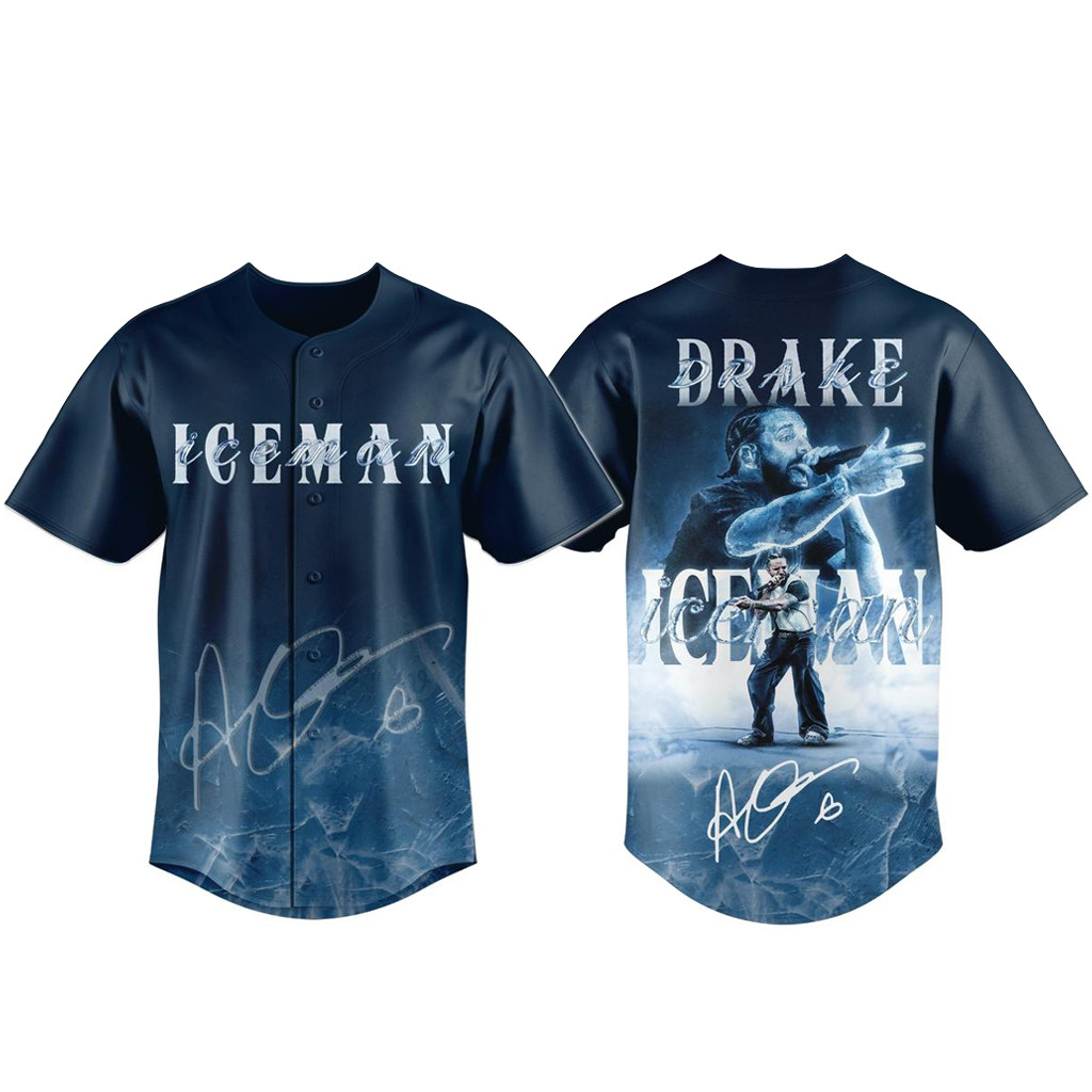 Drake Ice Man Legend 2026 Baseball Jersey 1 - Unicasport Drake Ice Man Legend 2026 Baseball Jersey