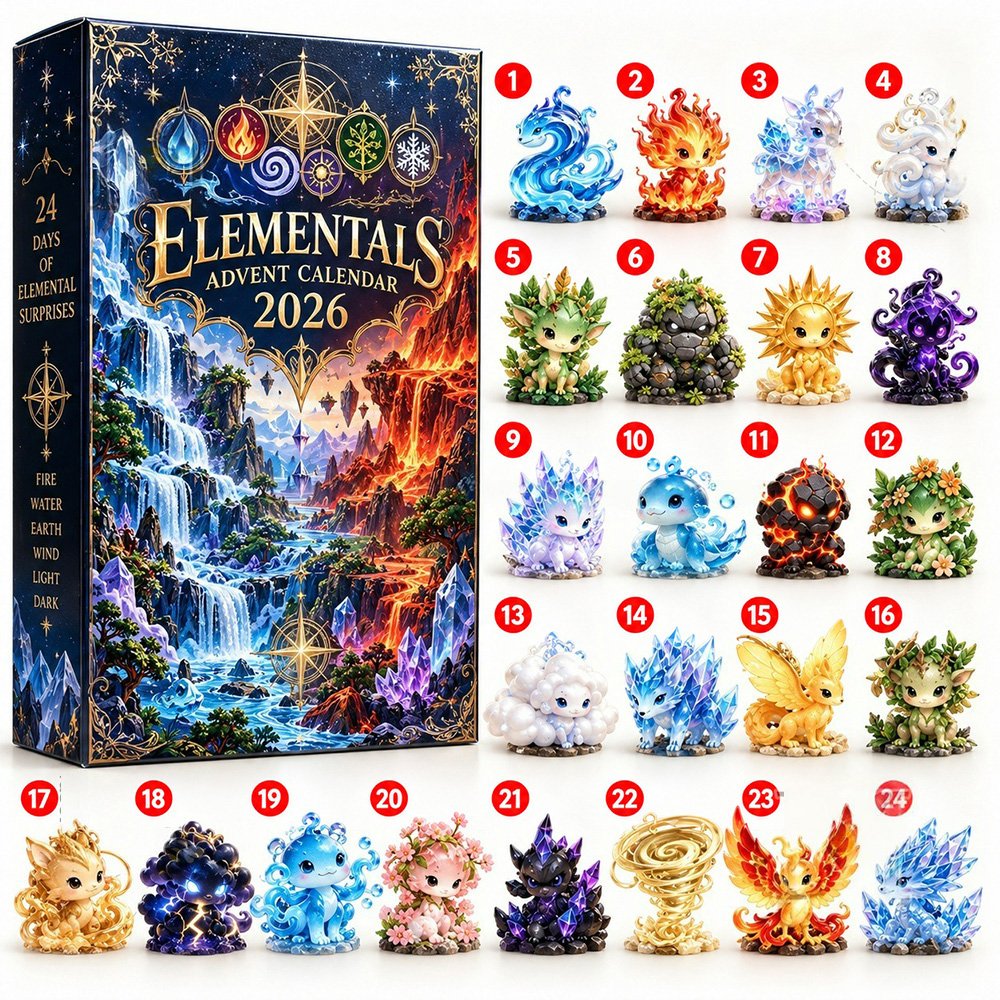 Elementals Christmas Advent Calendar Xmas Decor Ideas Christmas Presents For Boyfriend