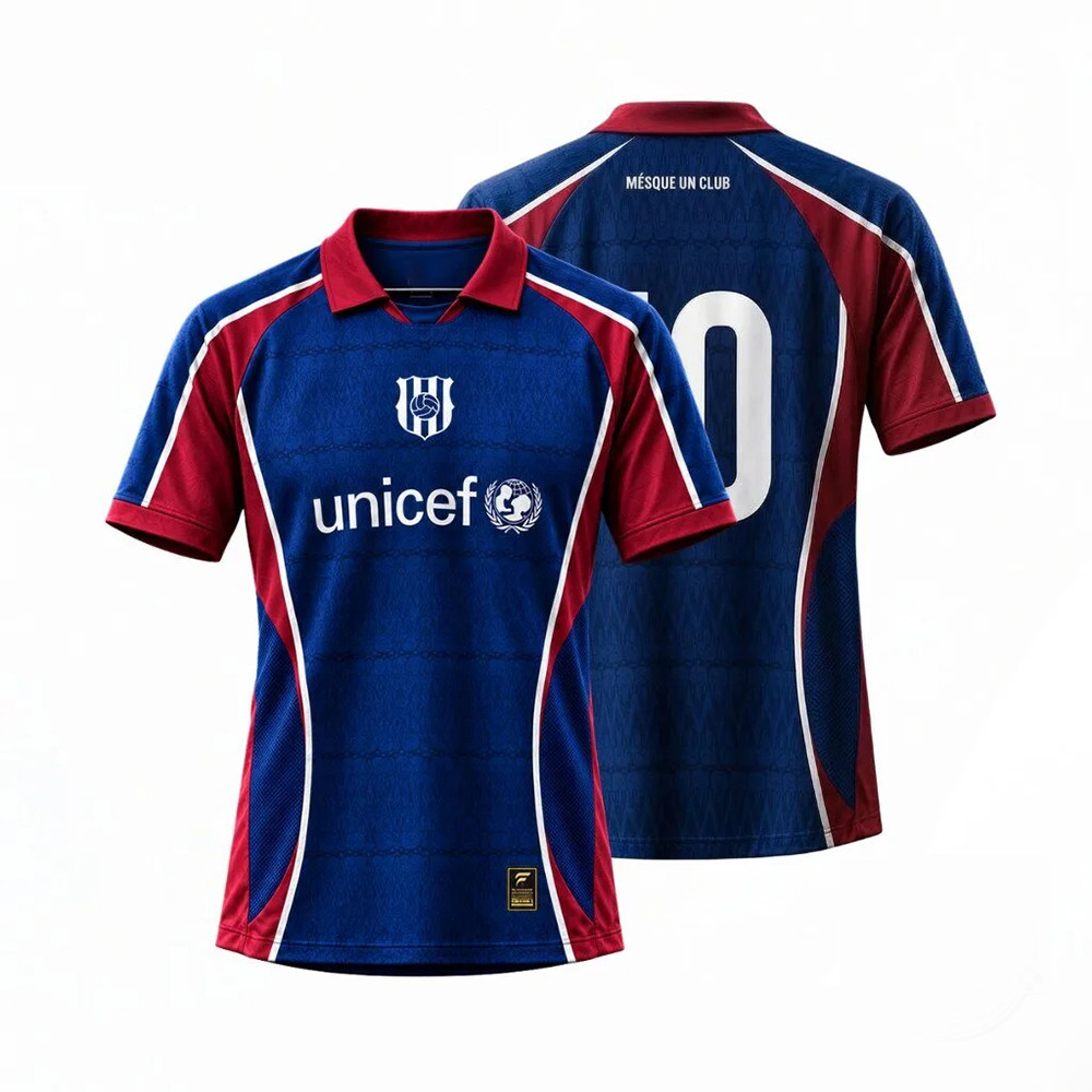FC Barcelona x UNICEF Merch Fantasy Concept Jersey Barcelona Kits Gifts For Culers