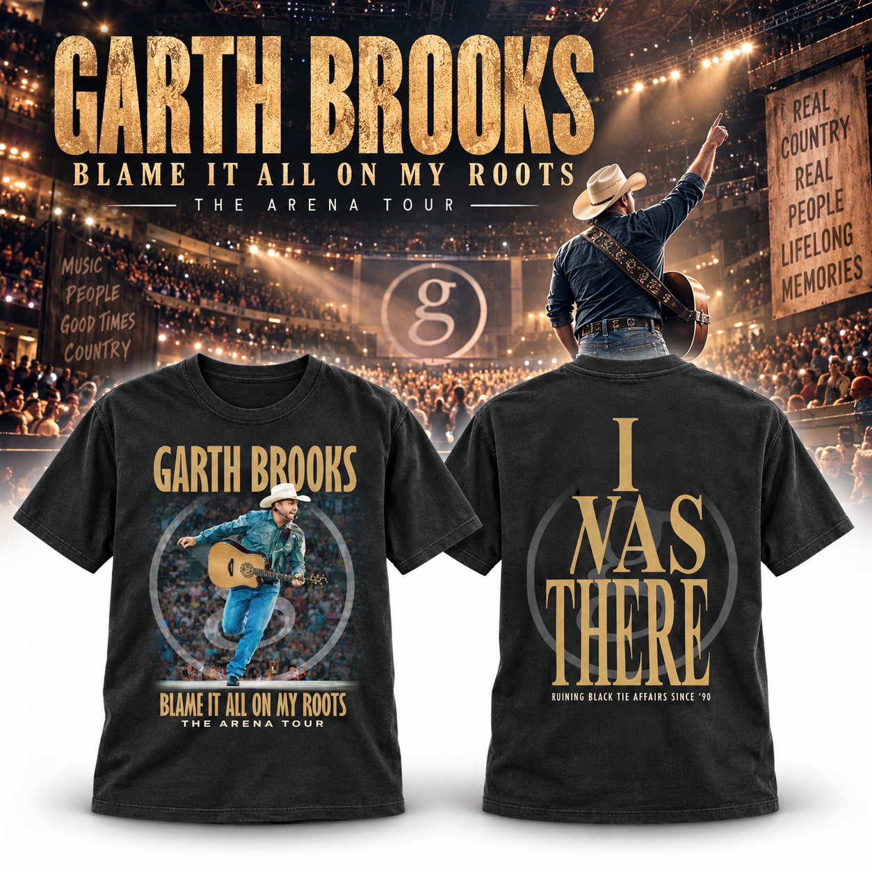Garth Brooks Washington D.C. Arena Tour 2026 Exclusive T-Shirt