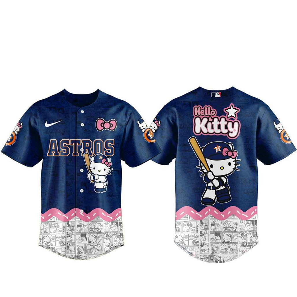 Hosuton Astros Hello Kitty 2026 Homerun Charm Baseball Jersey 1 - Unicasport Hosuton Astros Hello Kitty 2026 Homerun Charm Baseball Jersey