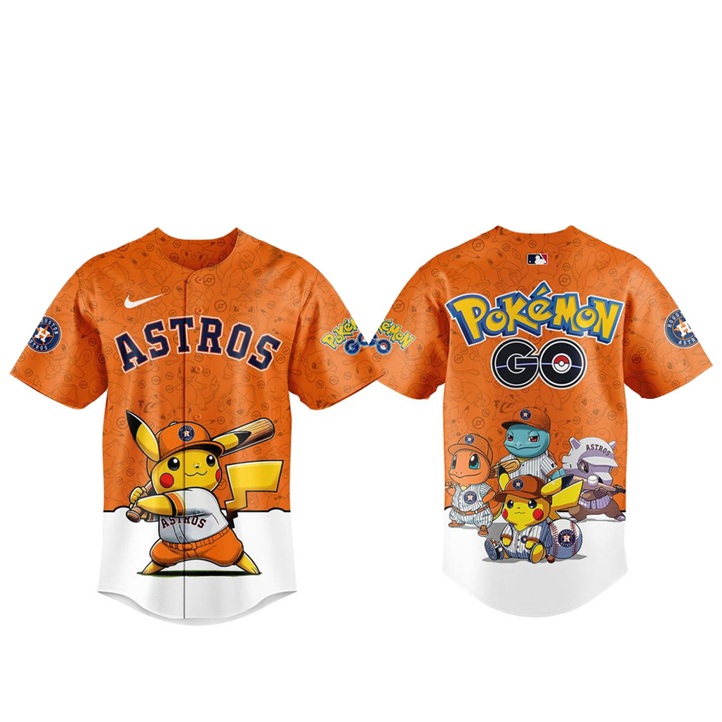 Houston Astros Pokemon Go Night 2026 Baseball Jersey 1 - Unicasport Houston Astros Pokemon Go Night 2026 Baseball Jersey