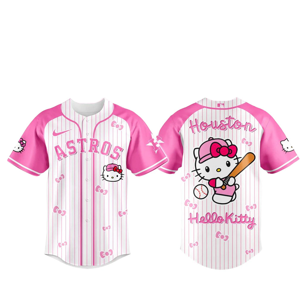 Houston Astros x Hello Kitty 2026 Pink Baseball Jersey 1 - Unicasport Houston Astros x Hello Kitty 2026 Pink Baseball Jersey