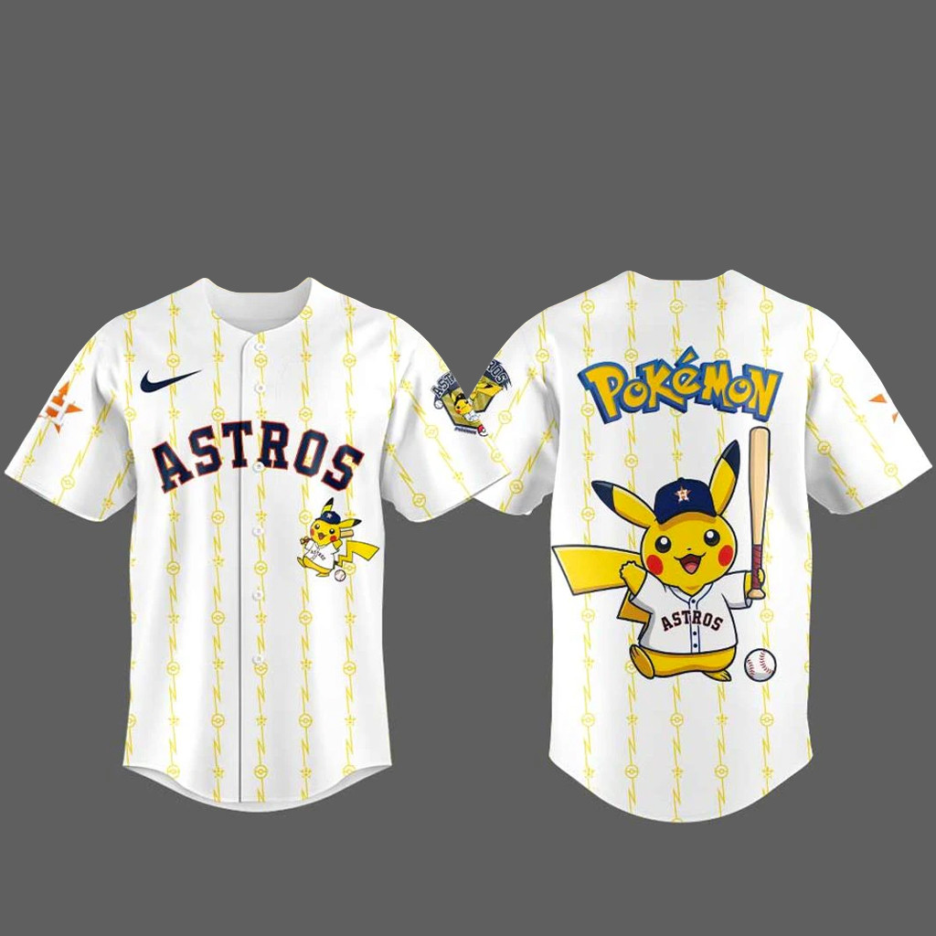Houston Astros x Pokemon 2026 Baseball Jersey 1 - Unicasport Houston Astros x Pokemon 2026 Baseball Jersey