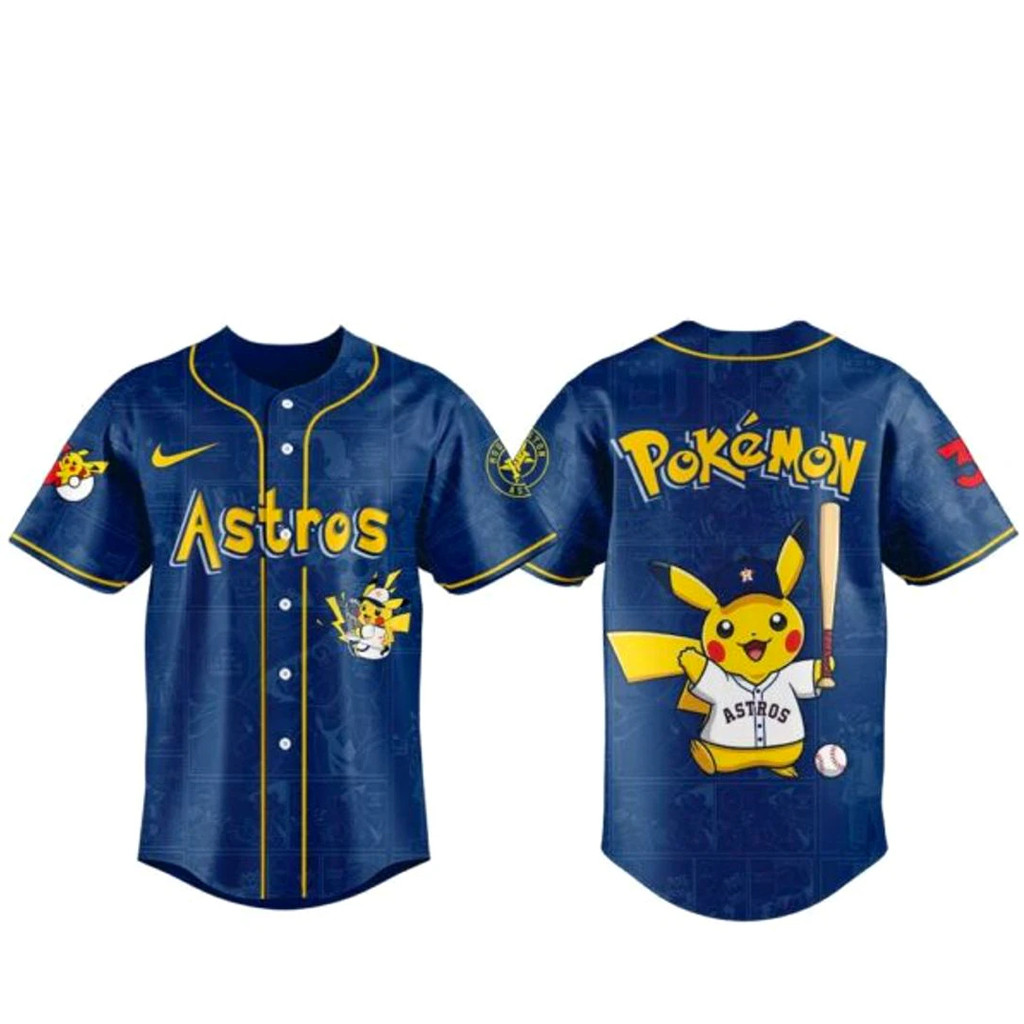 Houston Astros x Pokemon 2026 Baseball Jersey Version 2 1 - Unicasport Houston Astros x Pokemon 2026 Baseball Jersey Version 2