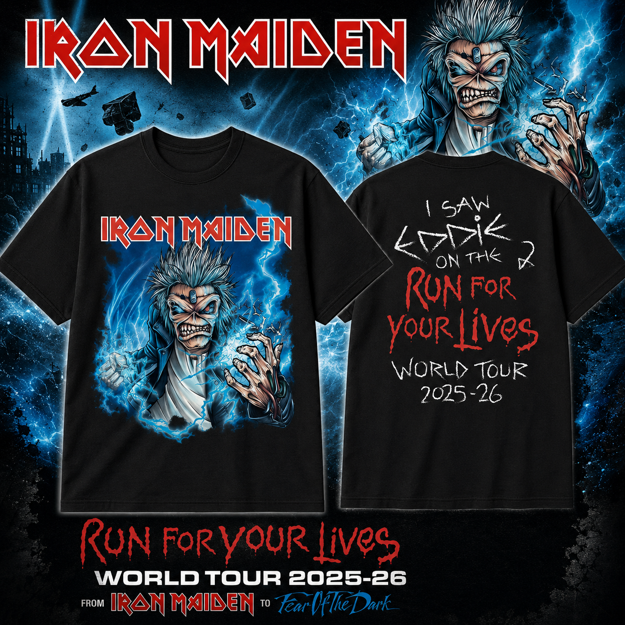 iron maiden sep 15 2026 hershey shirt merch EHUNY - merchtourboutique