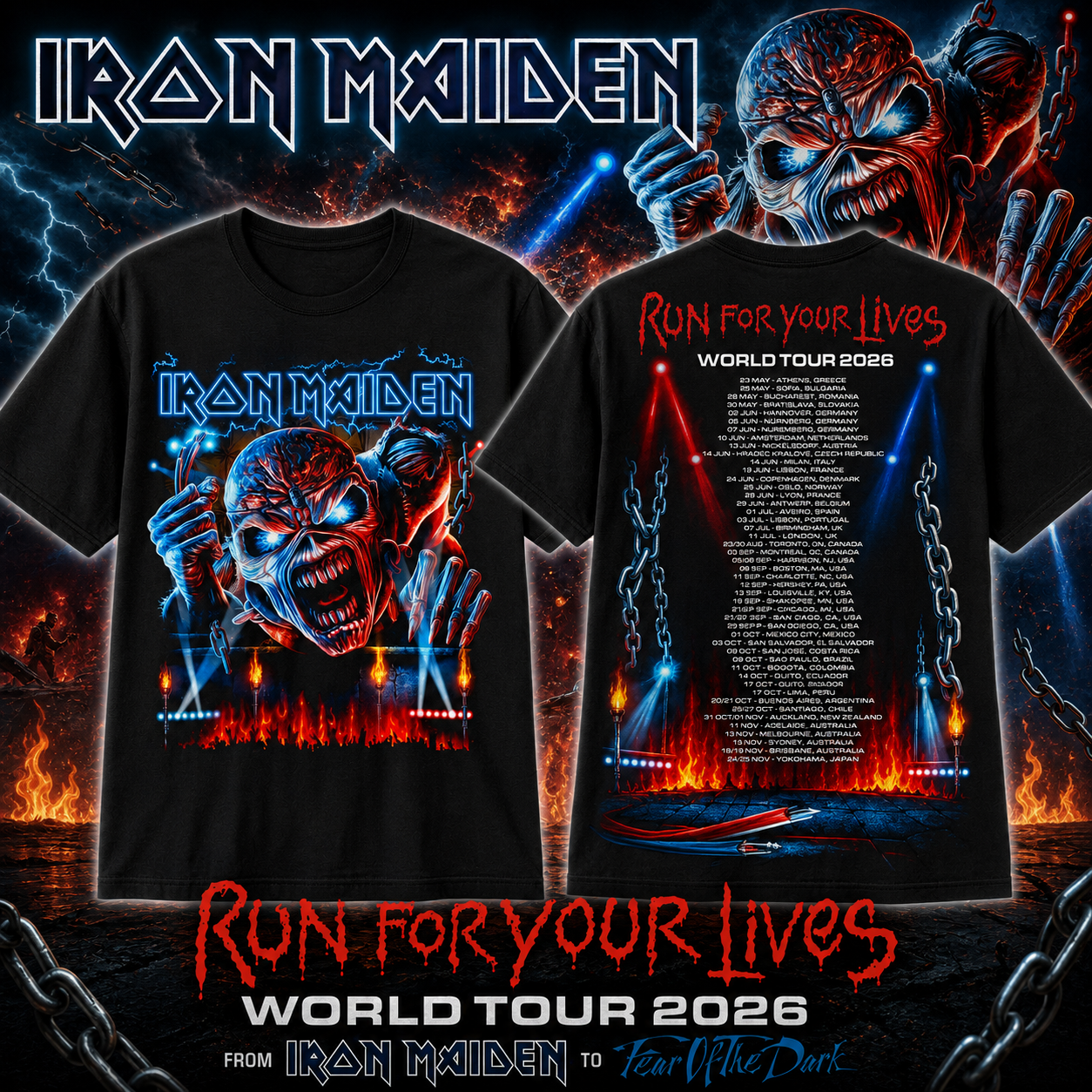 Iron Maiden Sep 9 2026 TD Garden Boston Massachusetts Shirt Merch 2 - merchtourboutique iron maiden sep 9 2026 td garden boston massachusetts shirt merch z4C0y - merchtourboutique