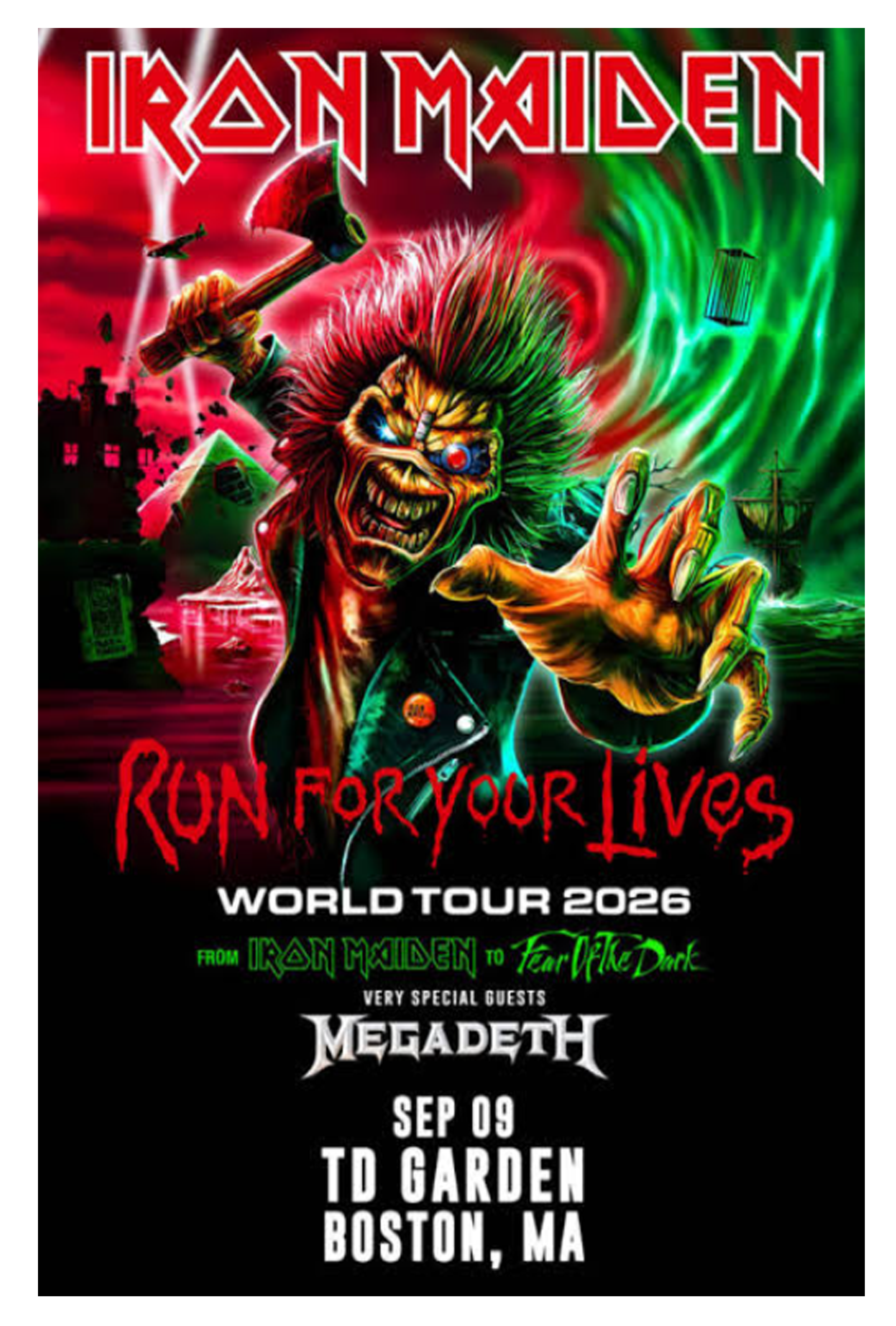Iron Maiden Tour Sep 9 2026 TD Garden in Boston, Massachusetts Poster 1 - merchtourboutique iron maiden tour sep 9 2026 td garden in boston massachusetts poster F4Ckq - merchtourboutique