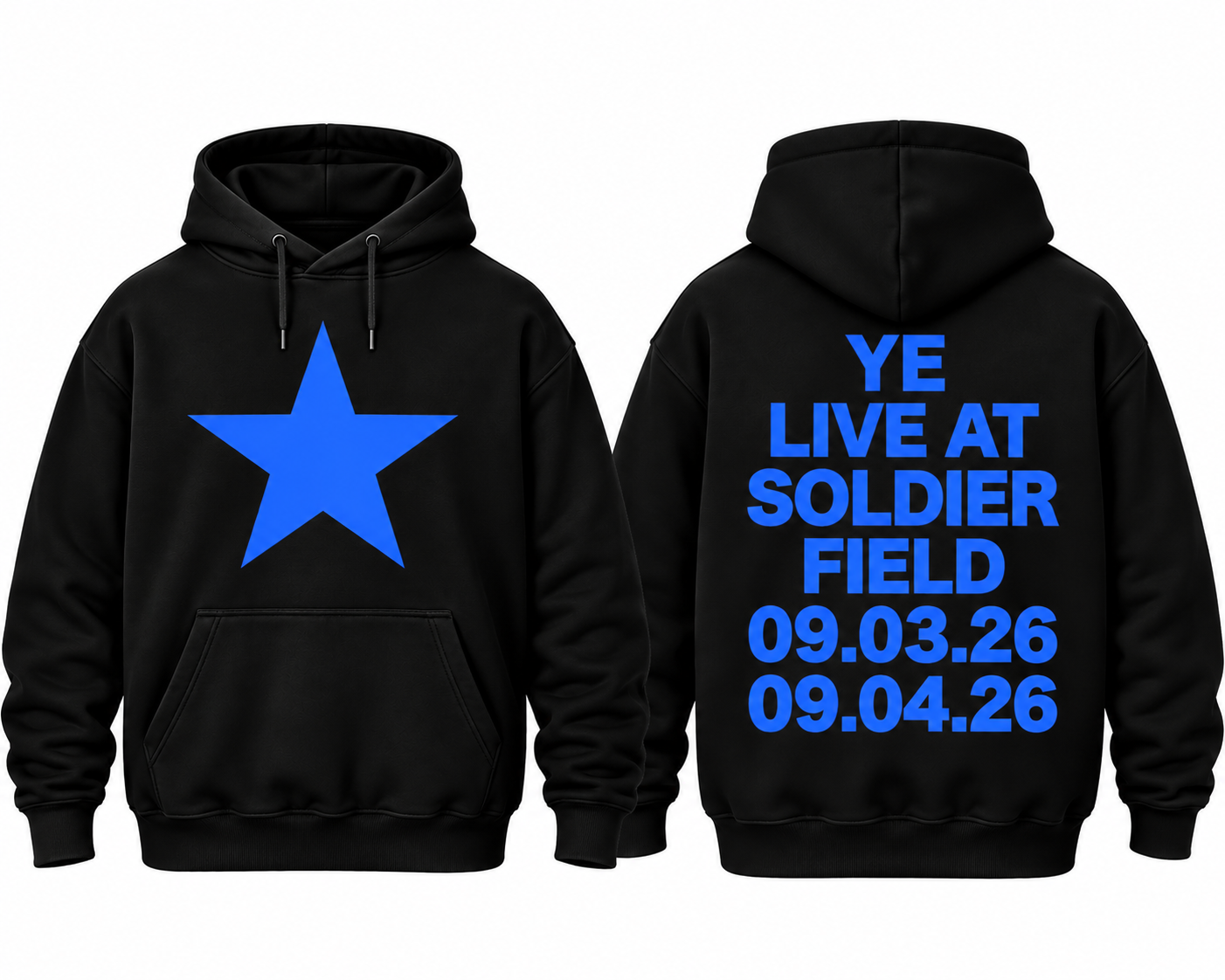 kanye west soldier field sep 03 2026 chicago hoodie live concert tour merch limited Berfz - merchtourboutique