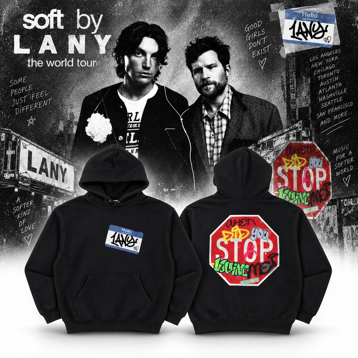 Lany Merch Store When Did You Stop Loving Me Hoodie Merch