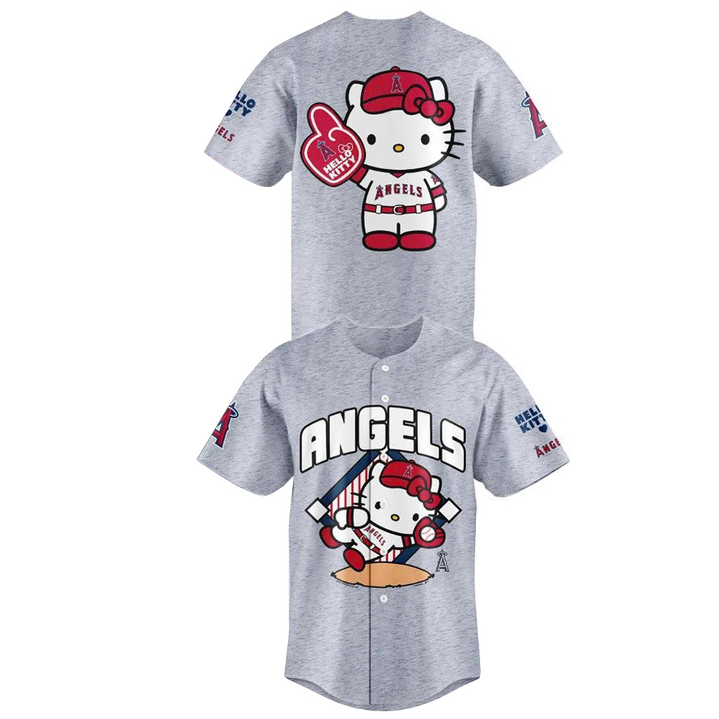 Los Angeles Angels x Hello Kitty Day 2026 Baseball Jersey 1 - Unicasport Los Angeles Angels x Hello Kitty Day 2026 Baseball Jersey